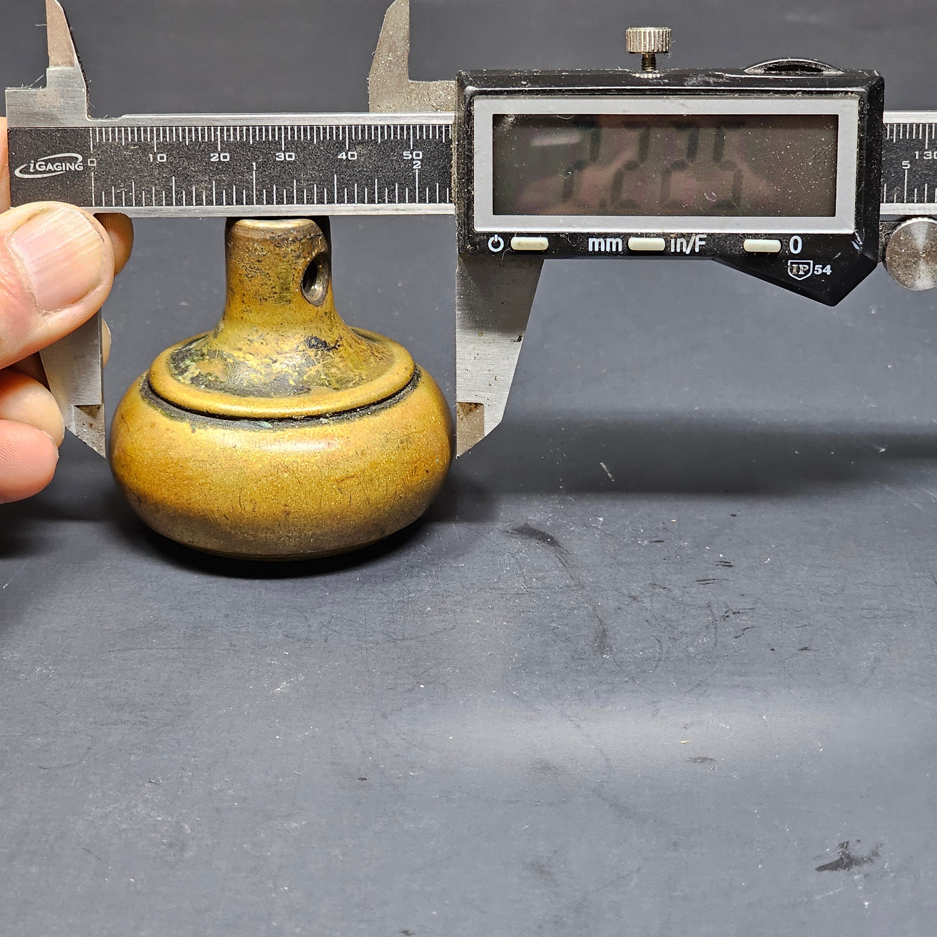 Antique Single Door Knob Solid Brass