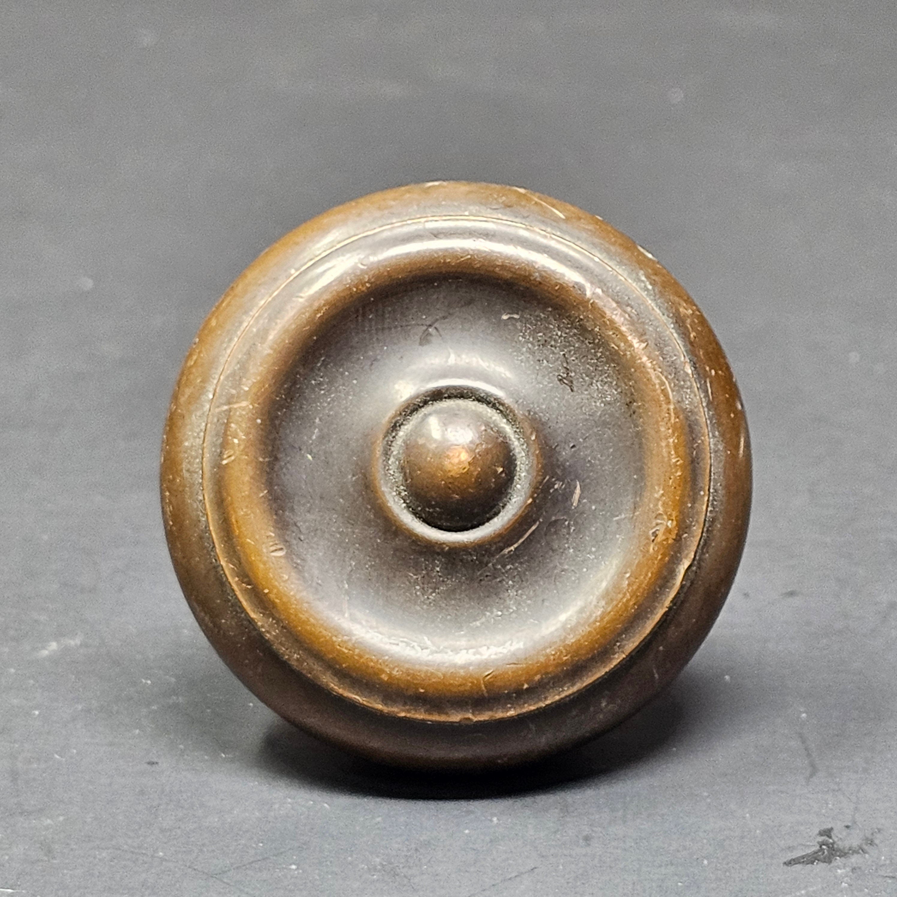 Antique Single Door Knob Solid Brass (11 oz.)