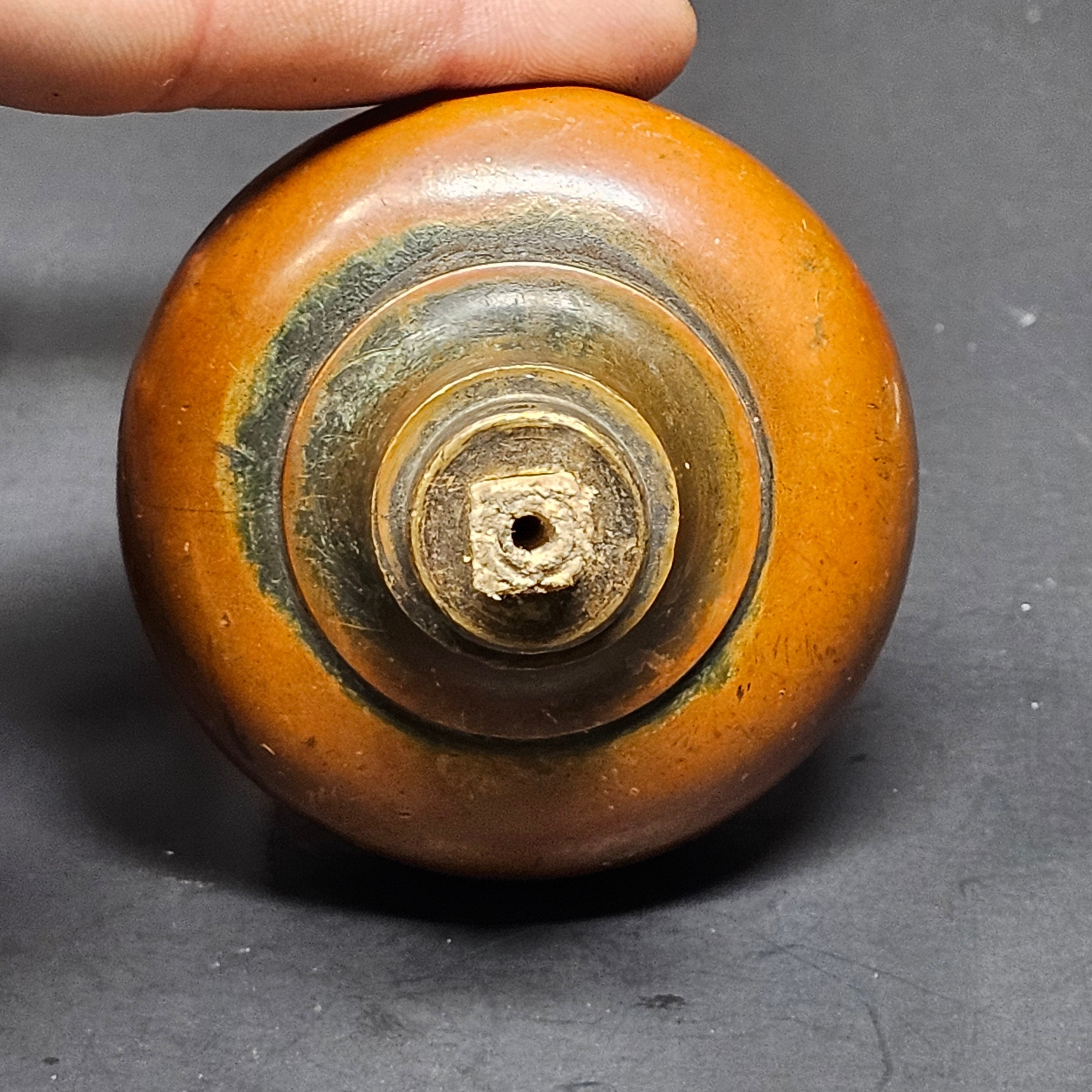 Antique Single Door Knob Solid Brass