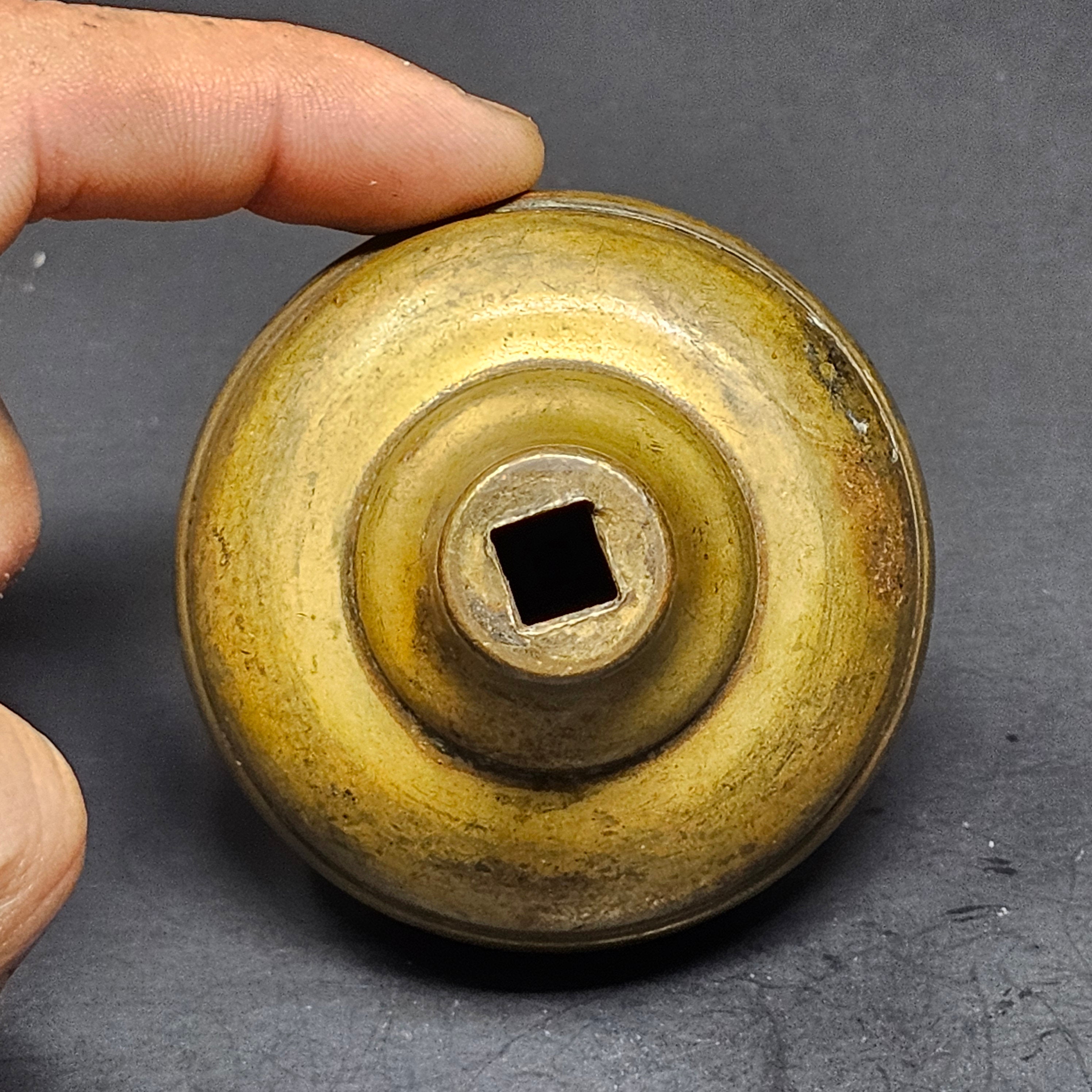 Antique Single Door Knob Solid Brass