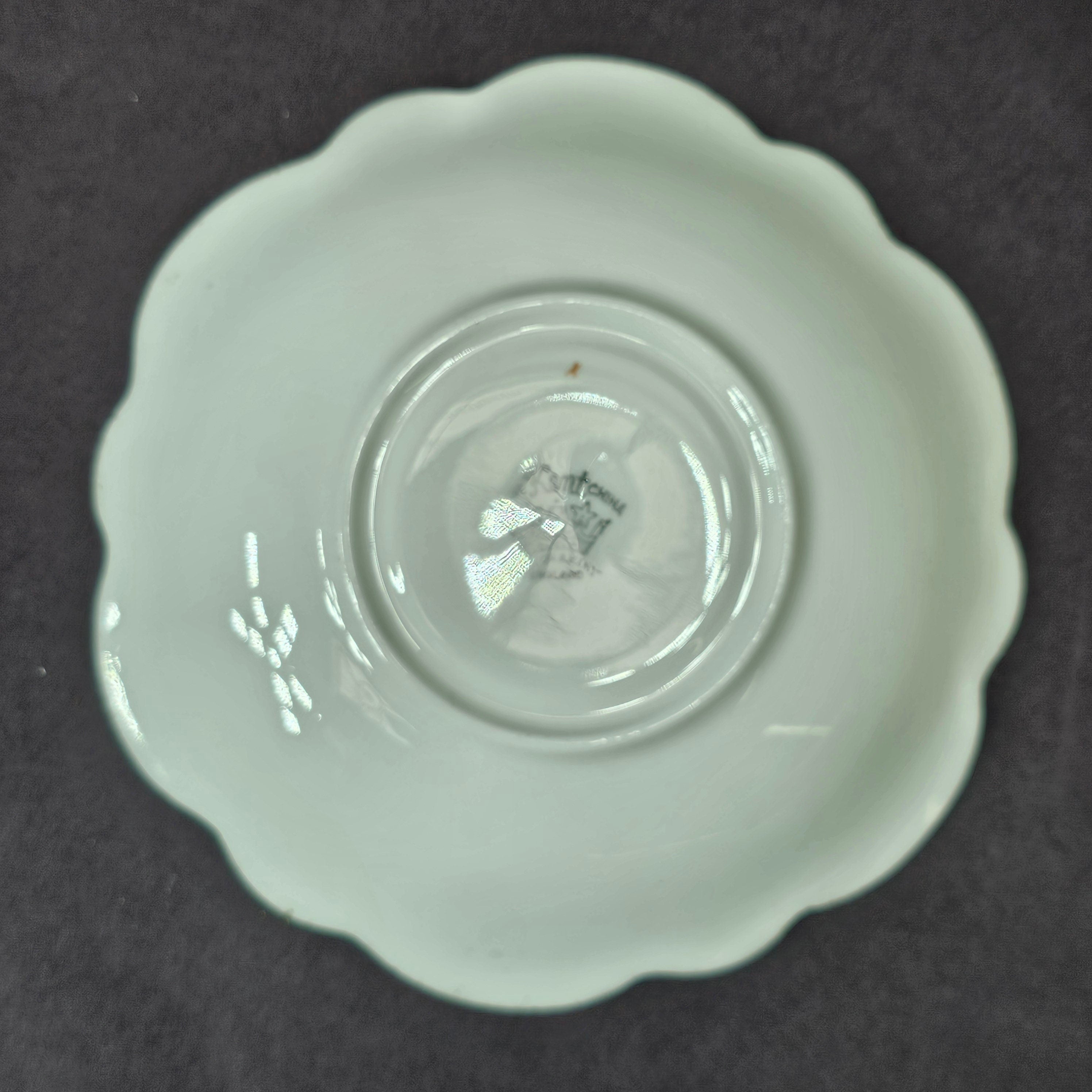 Vintage Taylor and Kent Gold Trim Teacup & Saucer Set From England