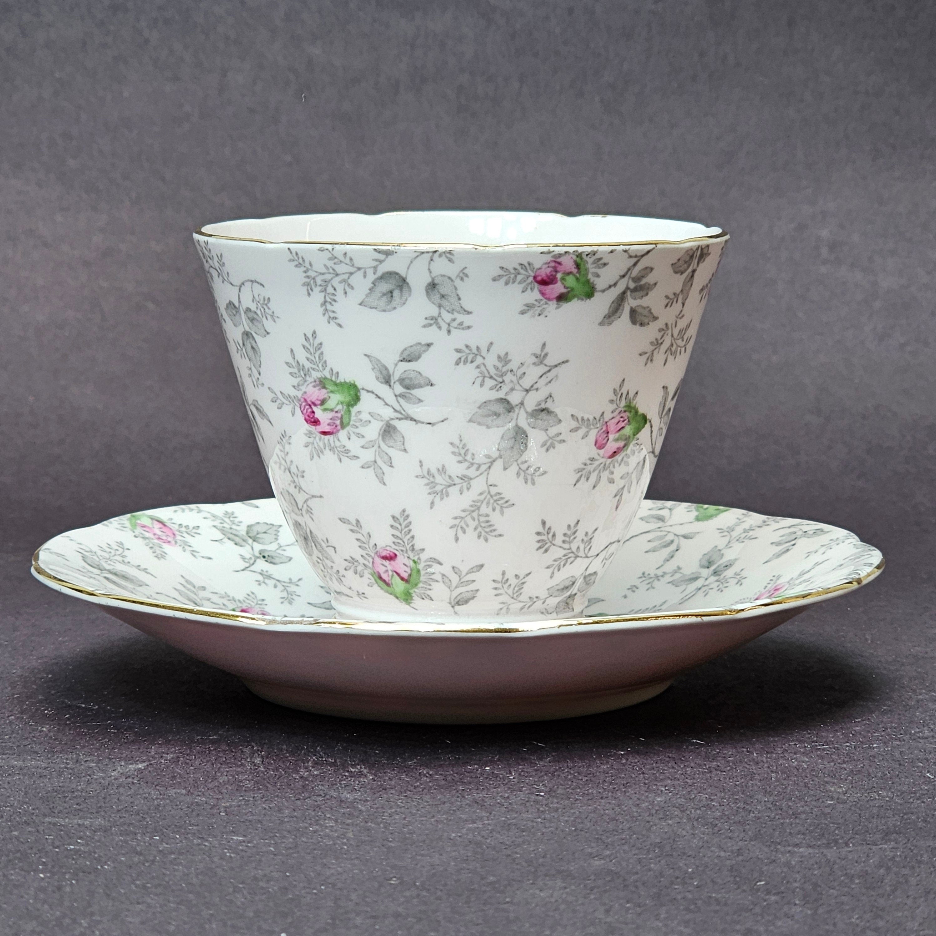 Vintage Tuscan Fine English Bone China Teacup & Saucer Set From England