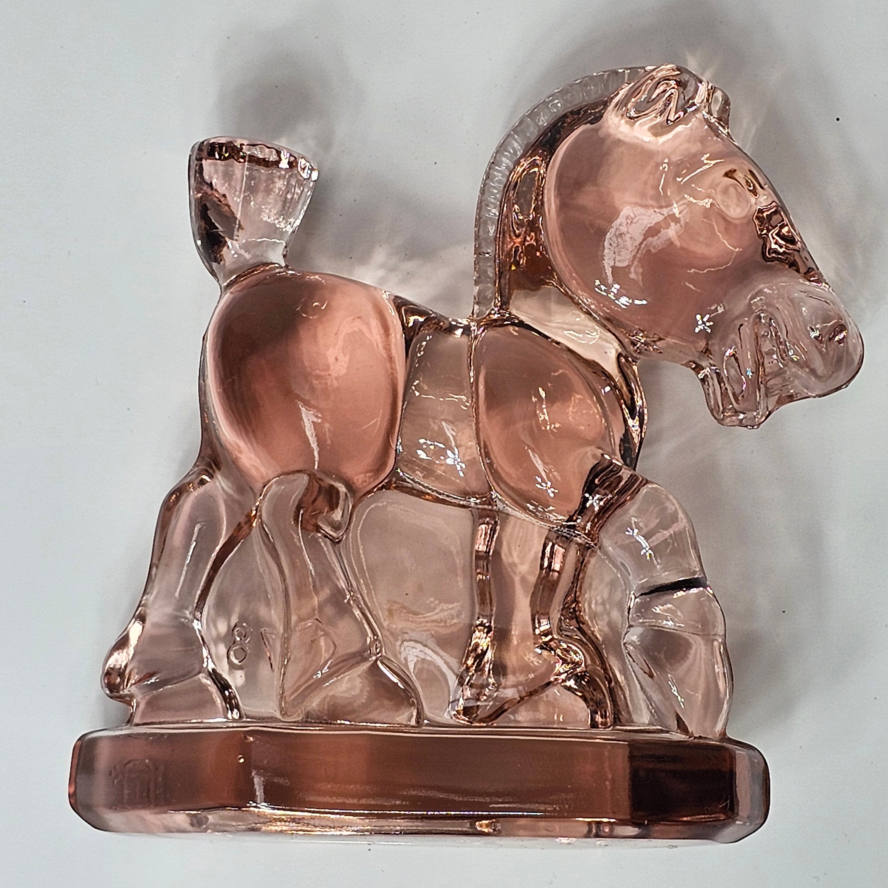 1978 Heisey HCA Oscar Sparky Plug Horse Pink