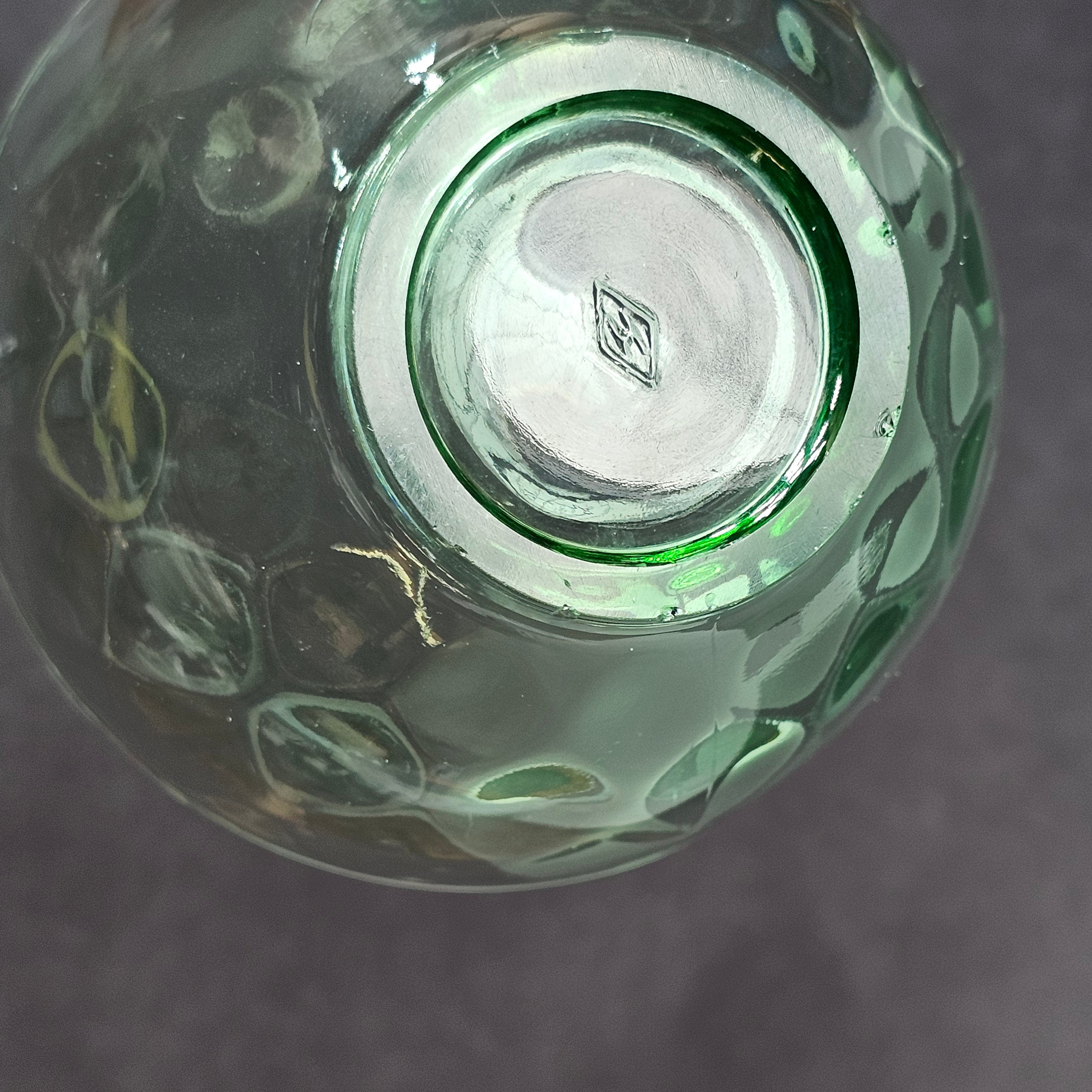 Heisey Yeoman Green Cup & Saucer Set (B)