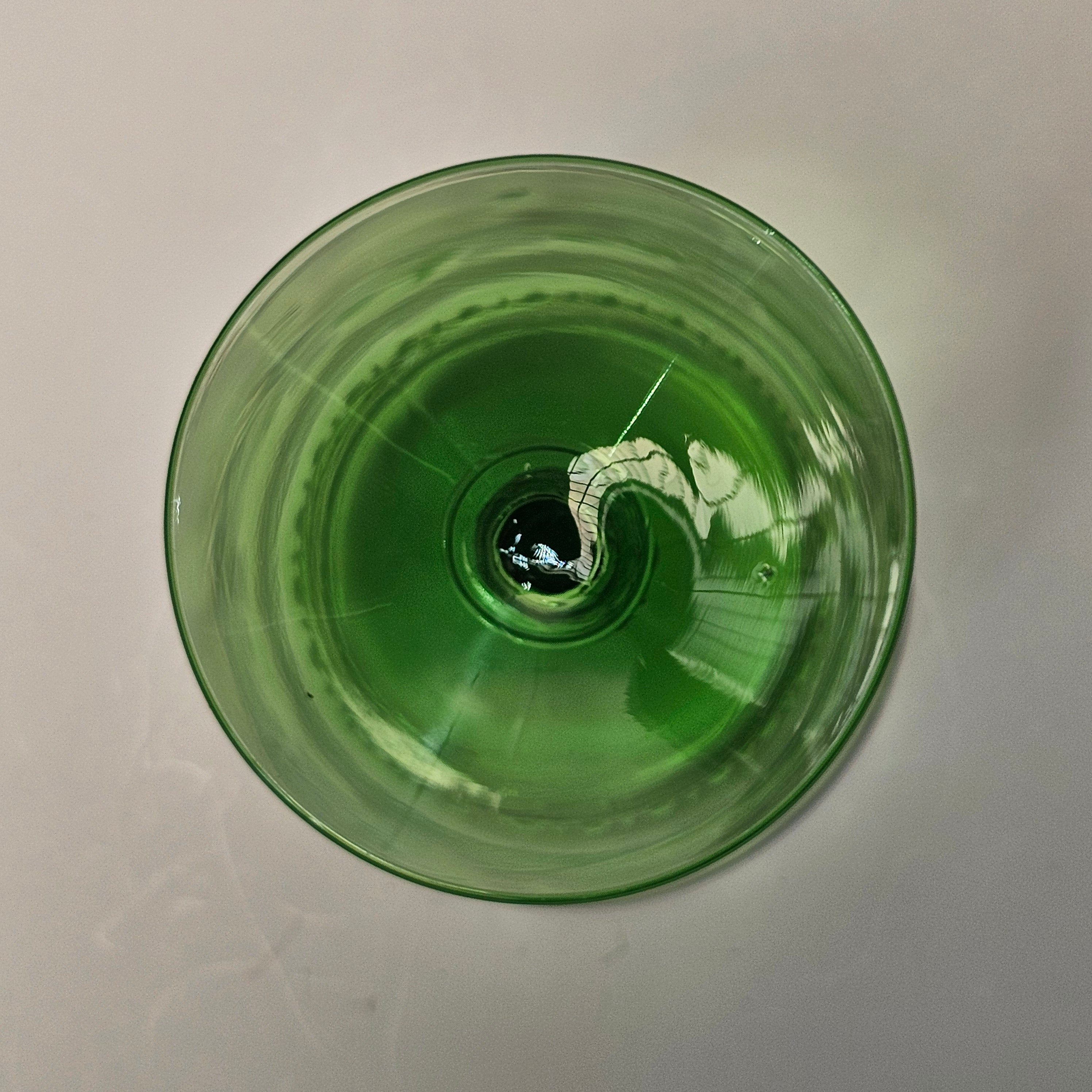 Heisey Moongleam Charter Oak Tall Sherbert Champagne 4 3/4”