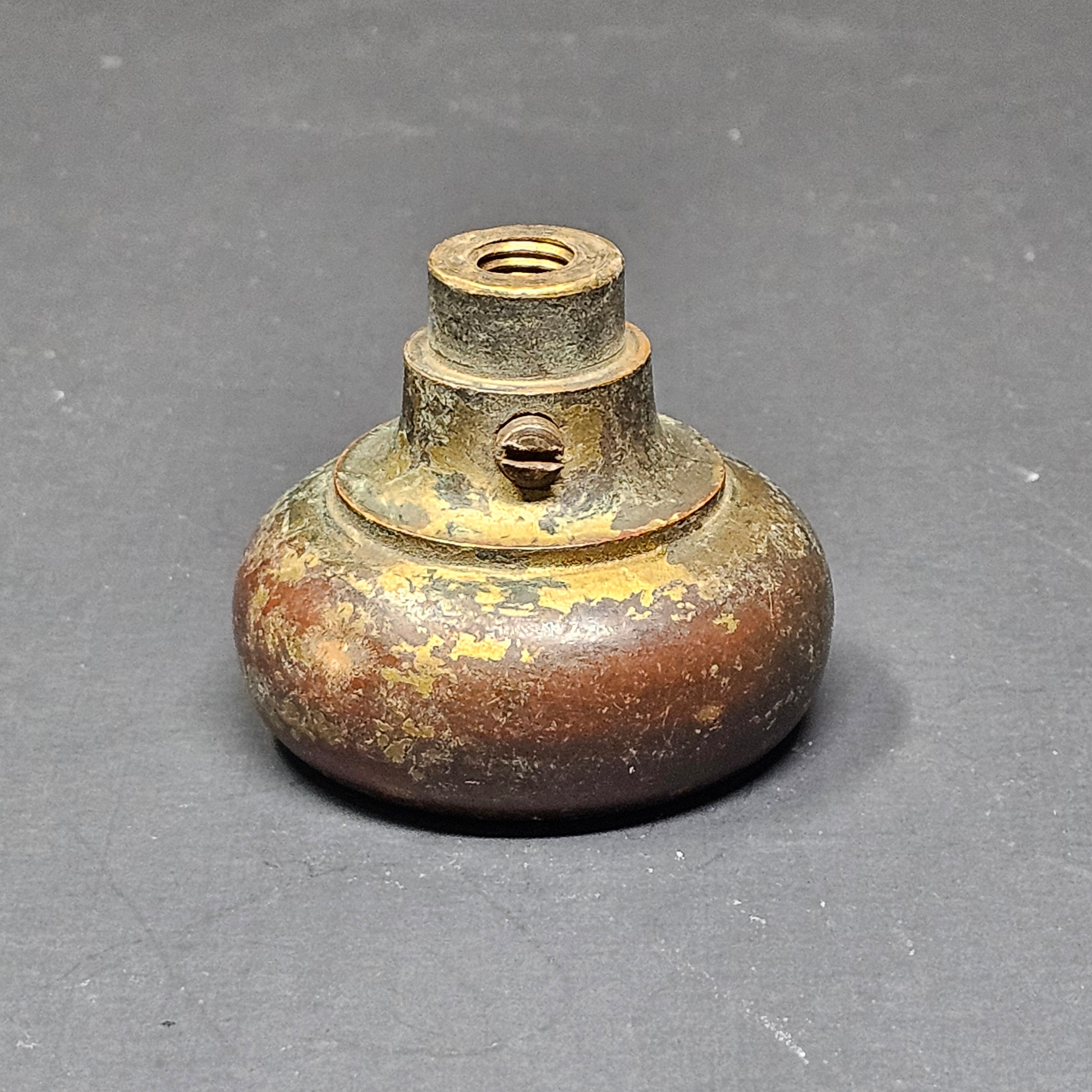 Antique Single Door Knob Solid Brass