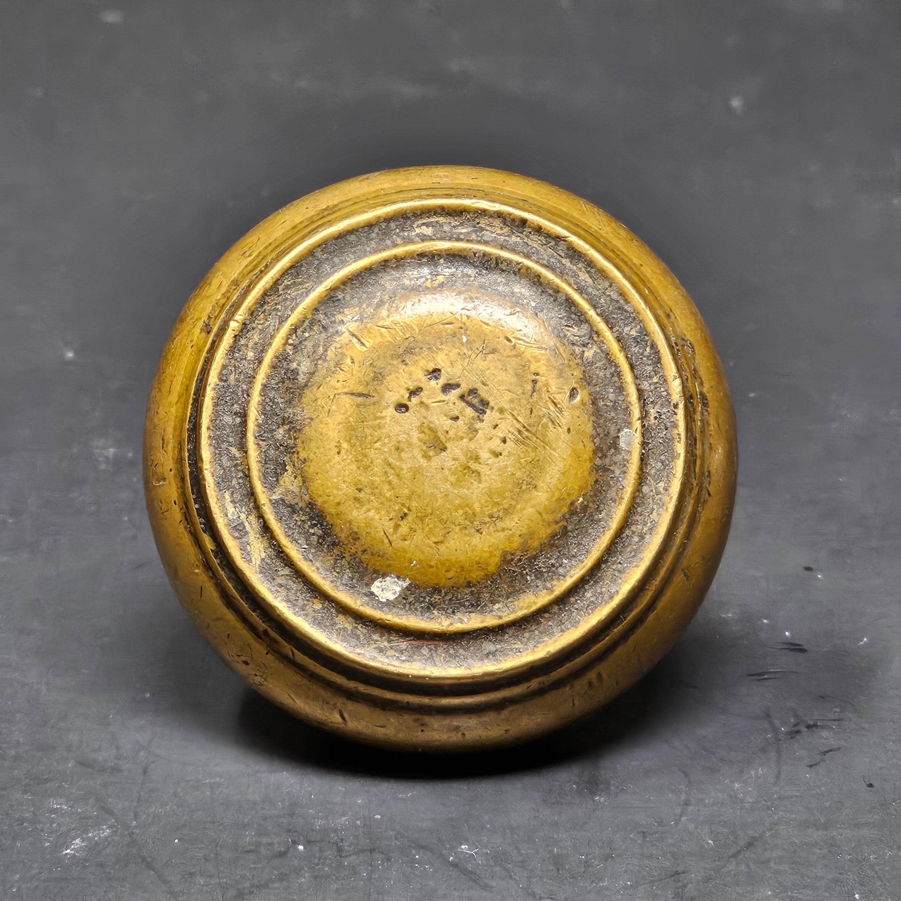 Antique Single Door Knob Solid Brass