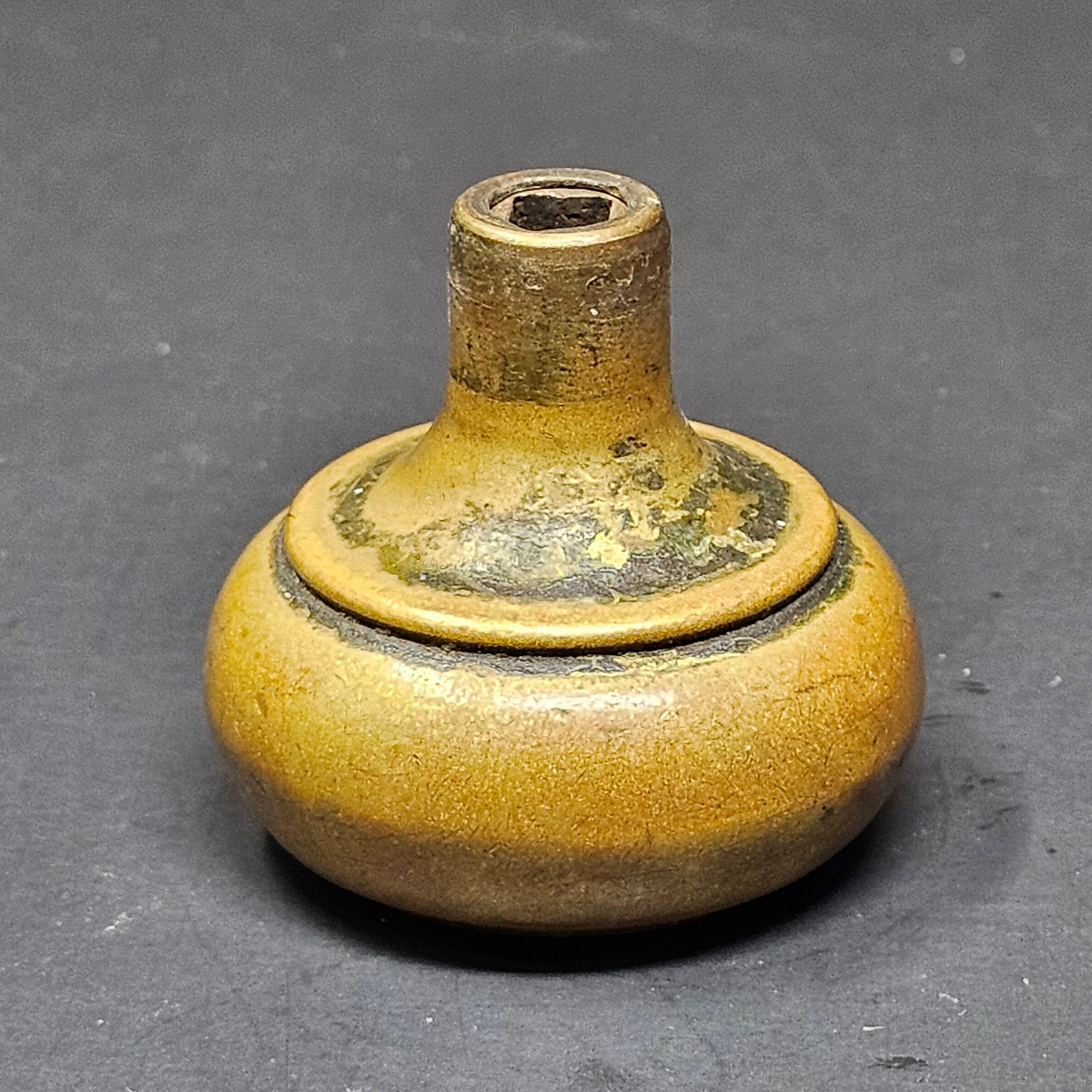 Antique Single Door Knob Solid Brass