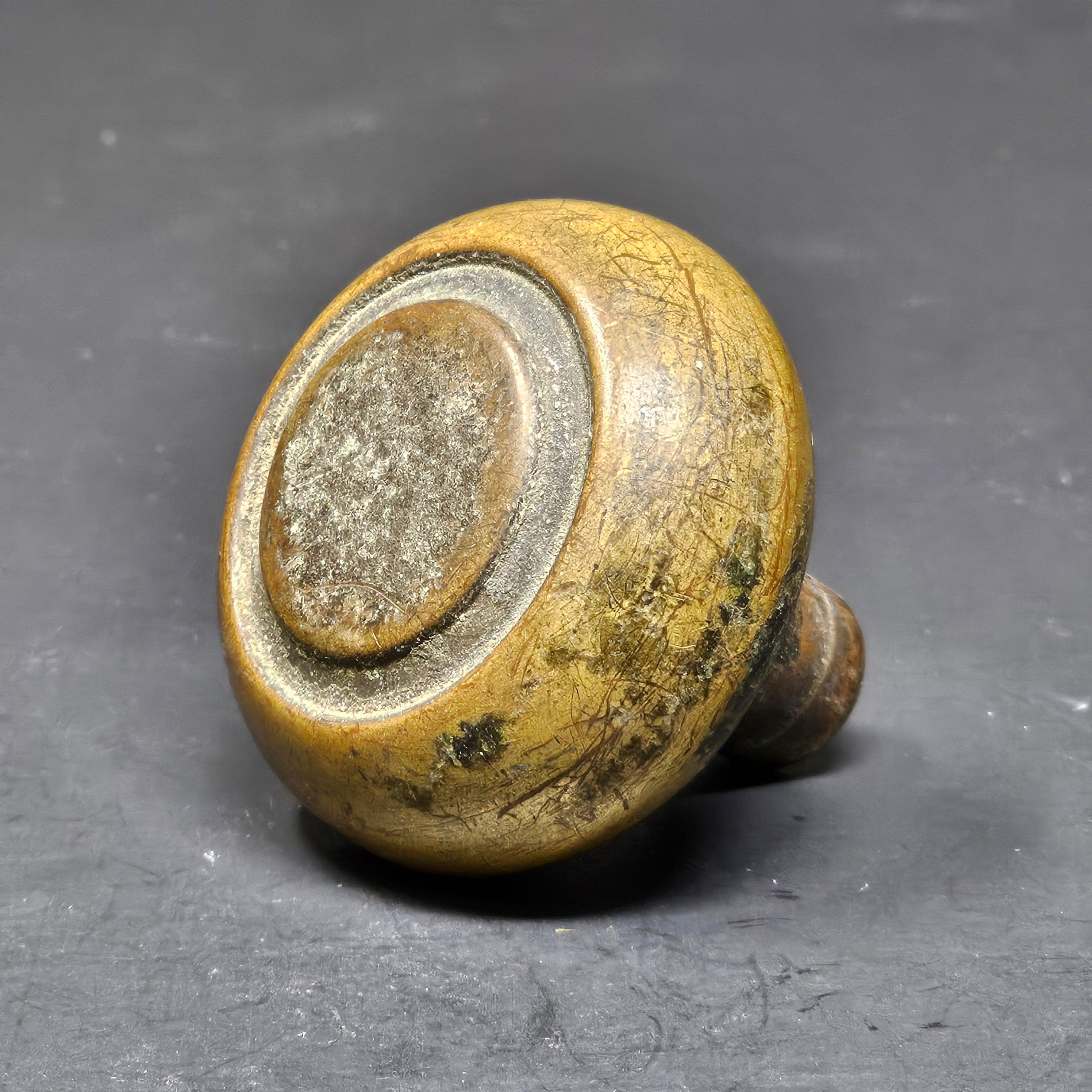 Antique Single Door Knob Solid Brass