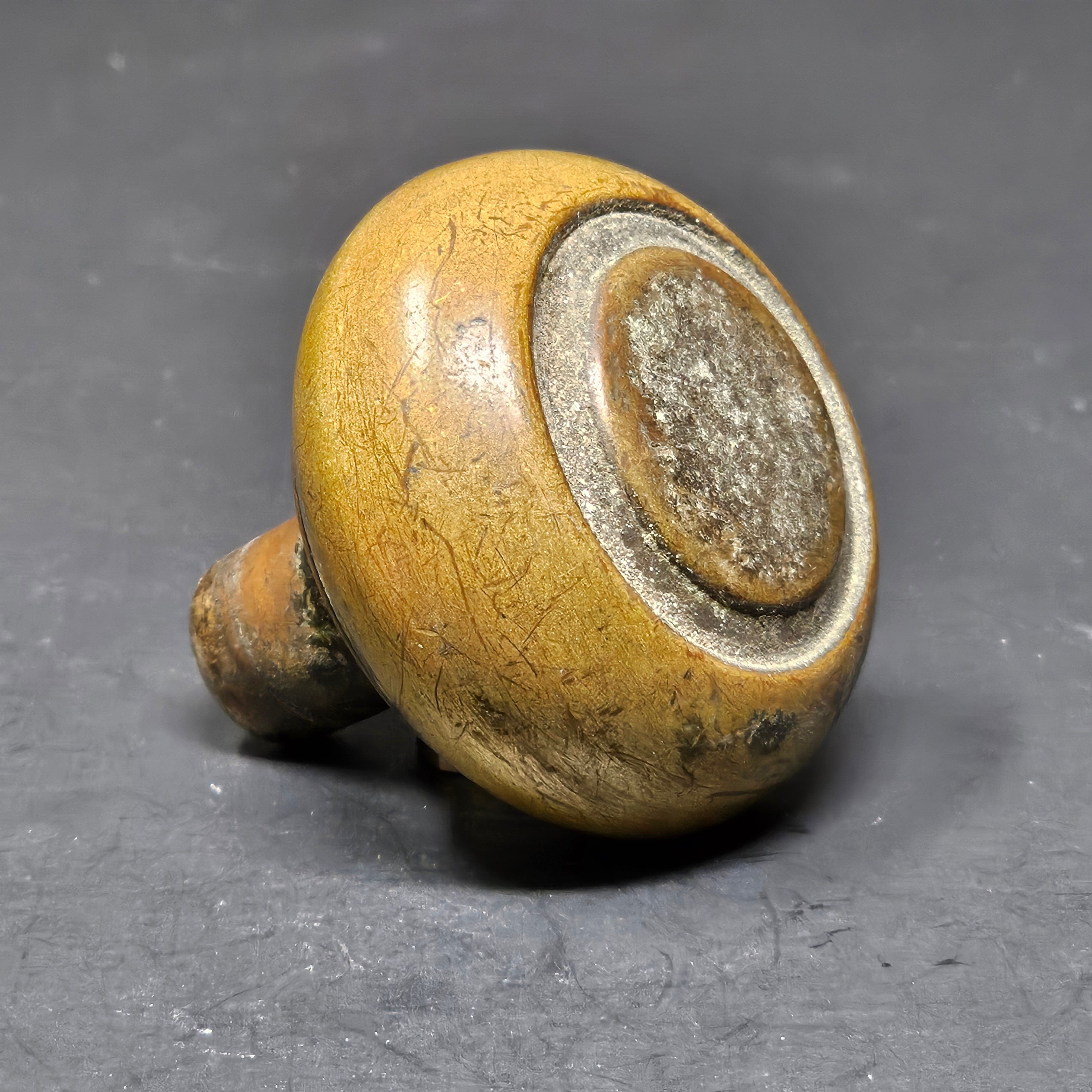 Antique Single Door Knob Solid Brass