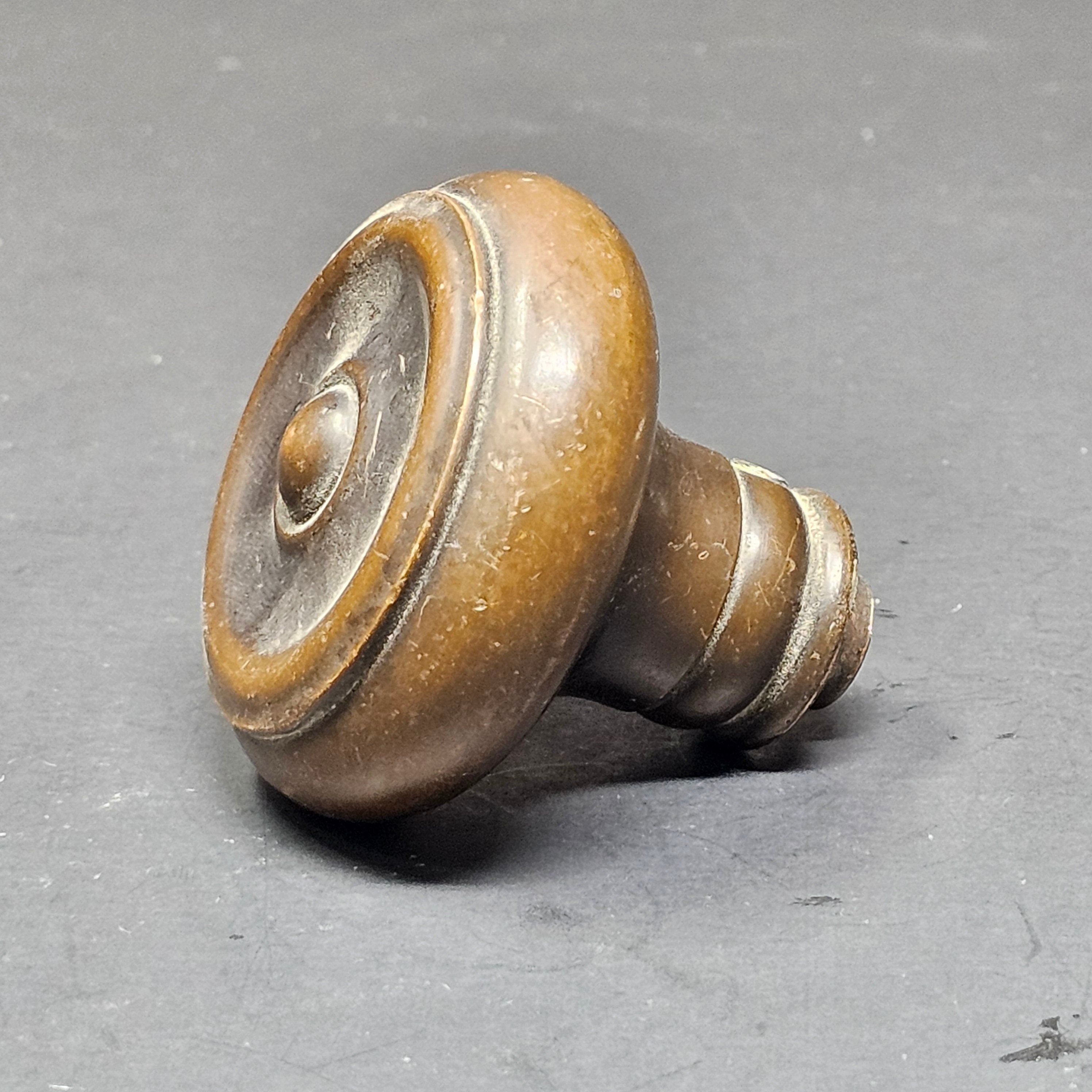Antique Single Door Knob Solid Brass (11 oz.)