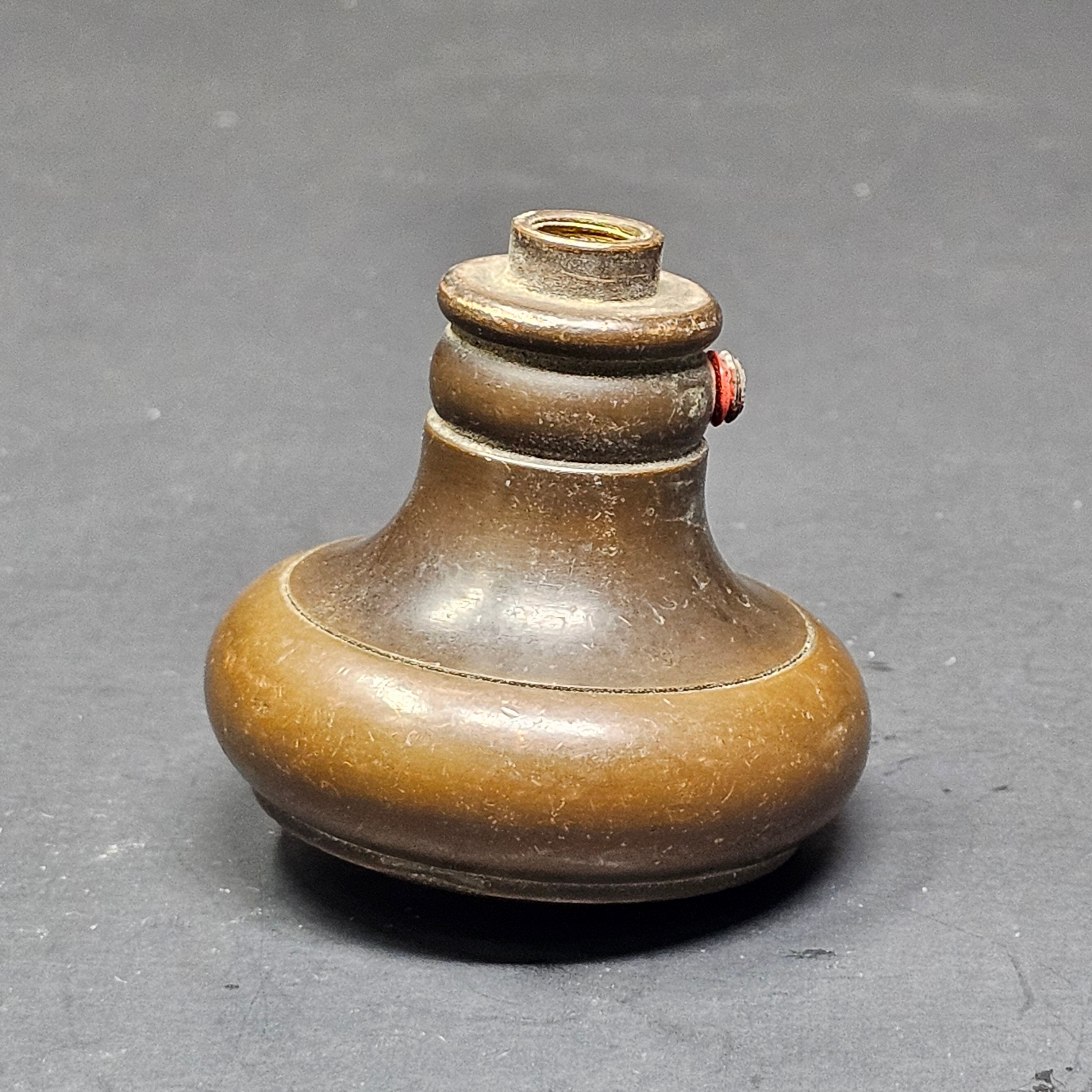 Antique Single Door Knob Solid Brass (11 oz.)