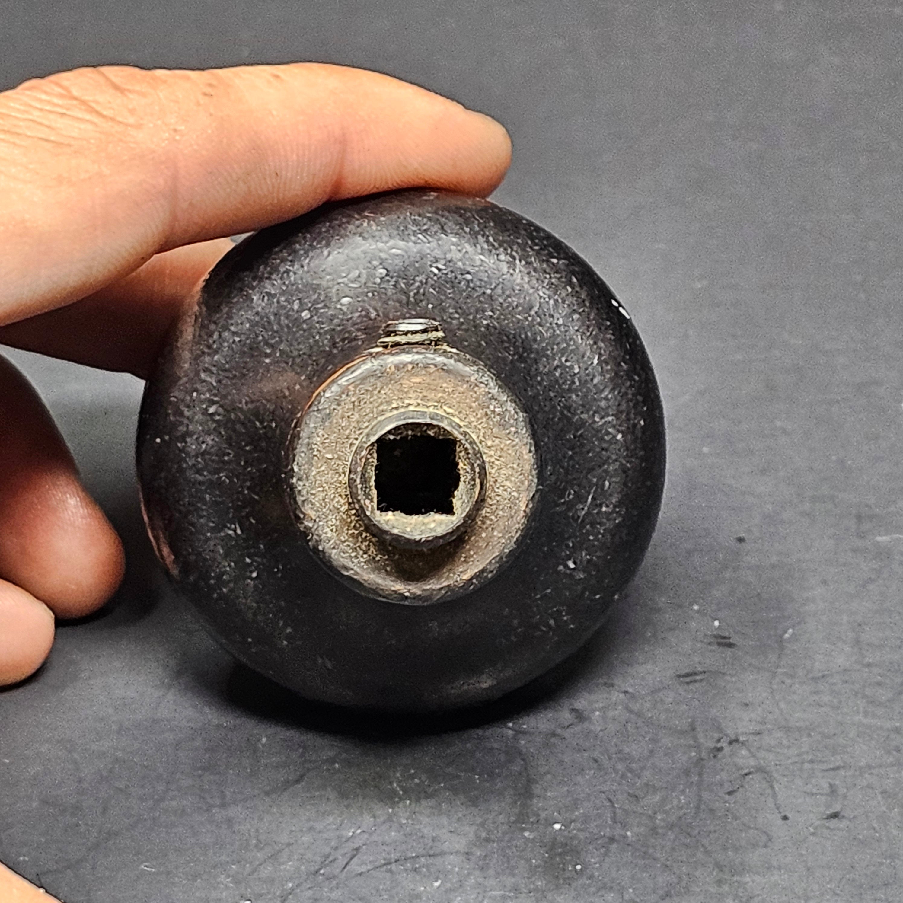 Antique Single Door Knob Solid Brass (1 lb.)