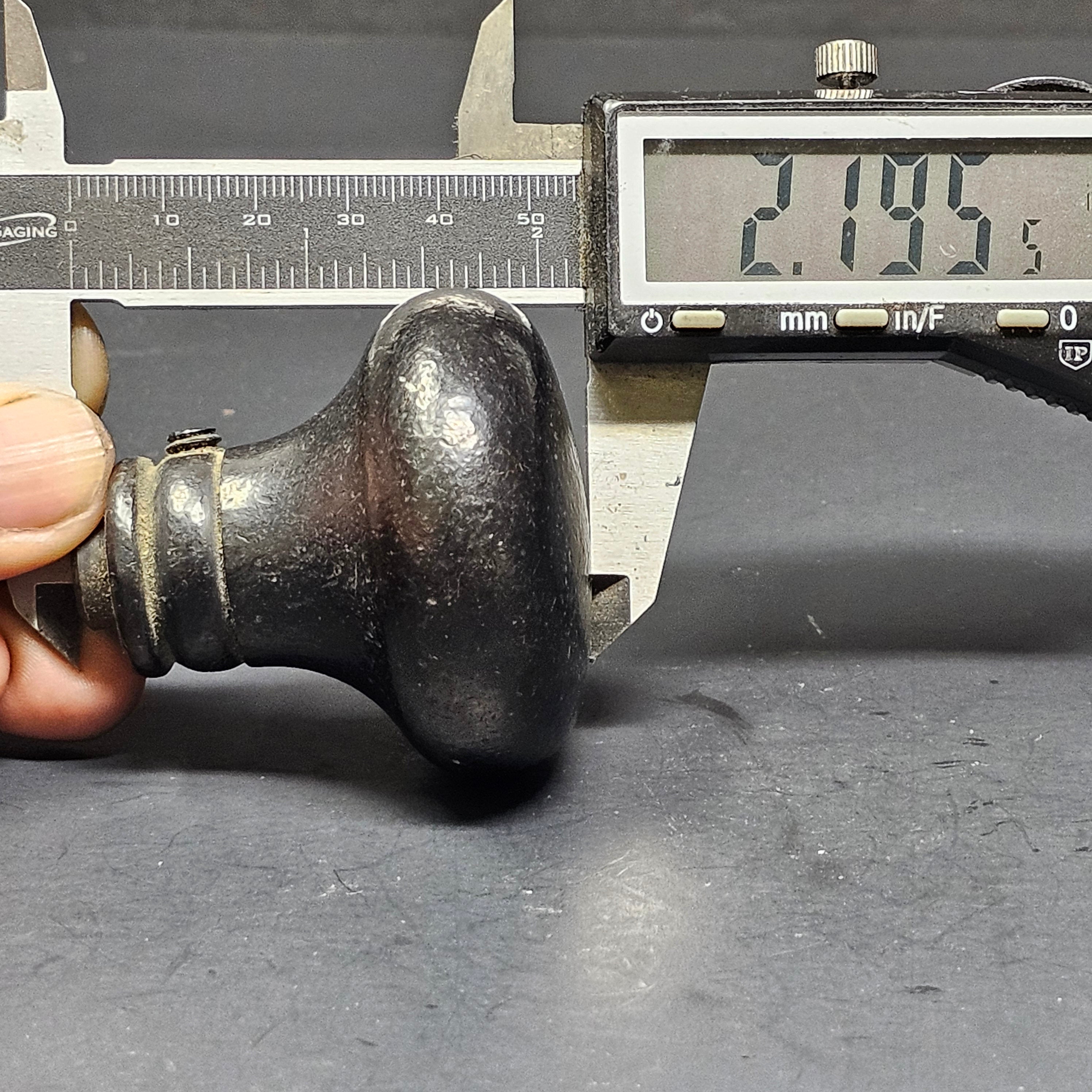 Antique Single Door Knob Solid Brass (1 lb.)