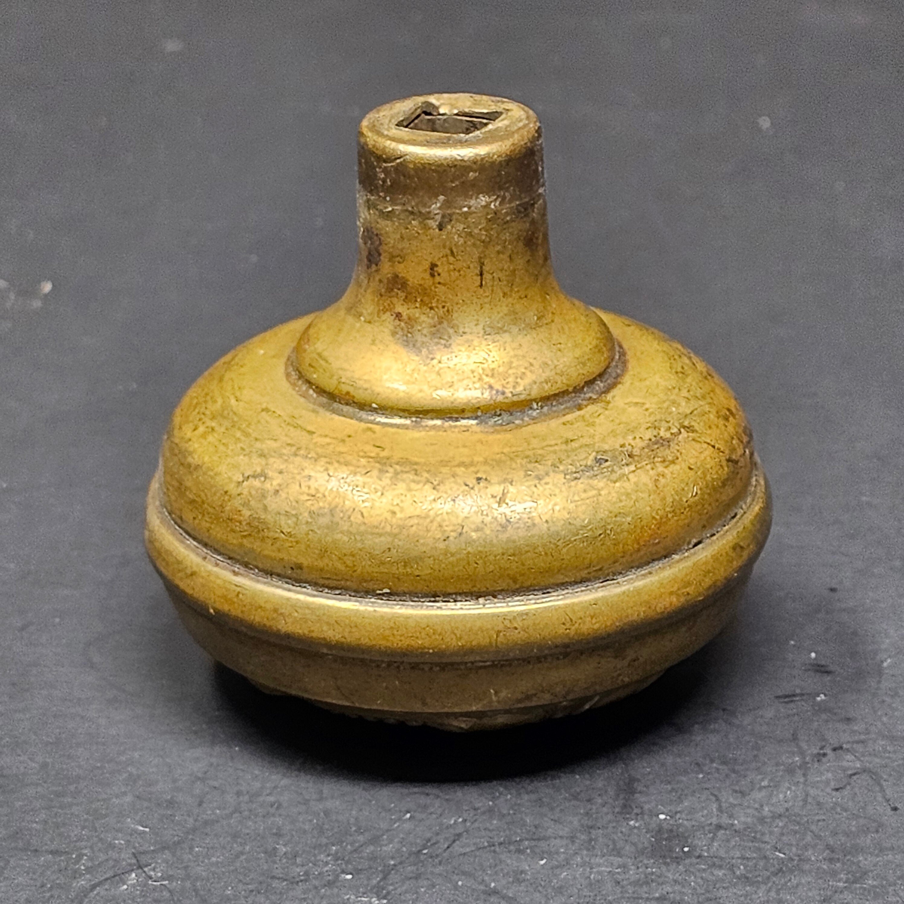 Antique Single Door Knob Solid Brass