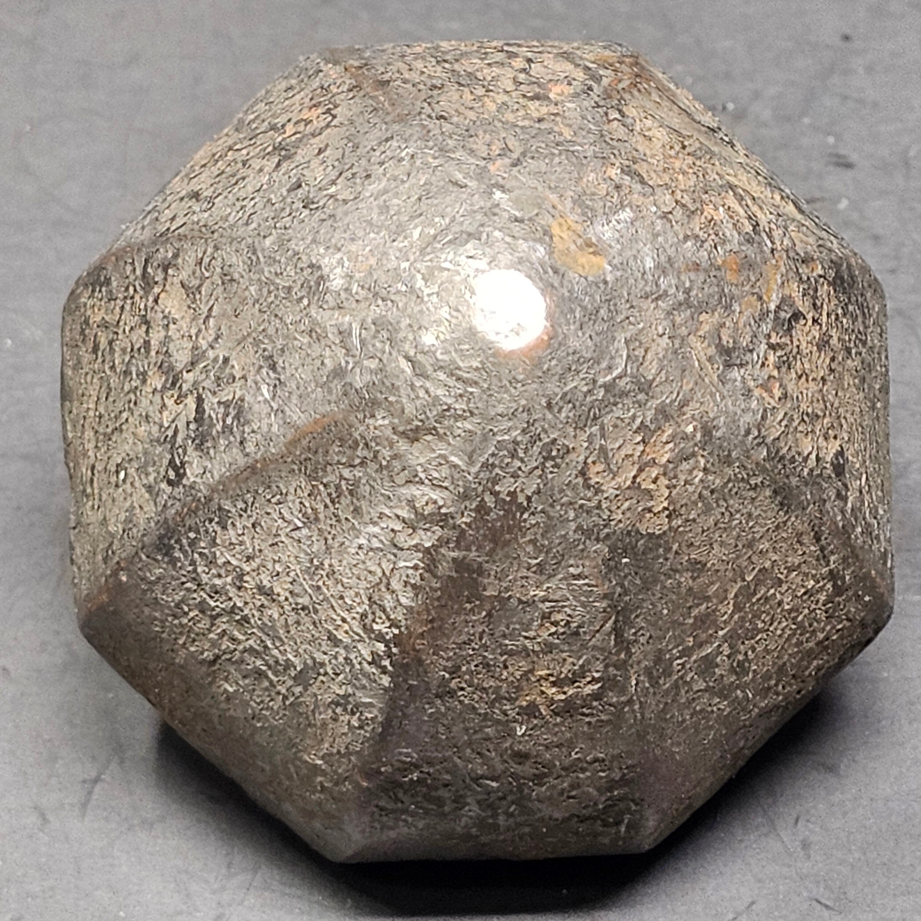 Antique Single Octagon Door Knob Solid Brass (1 lb.)