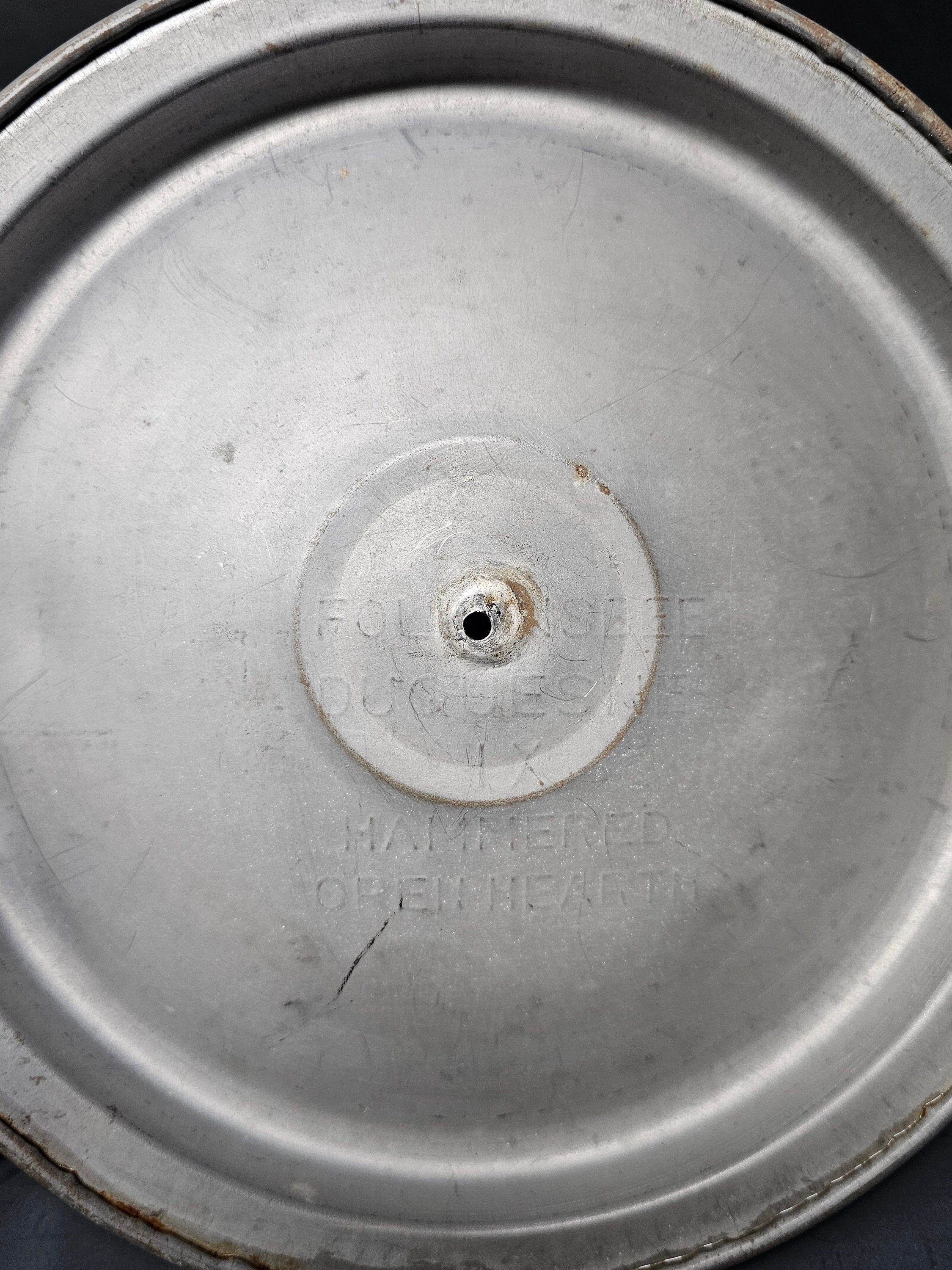 Antique Steel Bed Pan With Hinged Lid Made By Duquesne Works ?