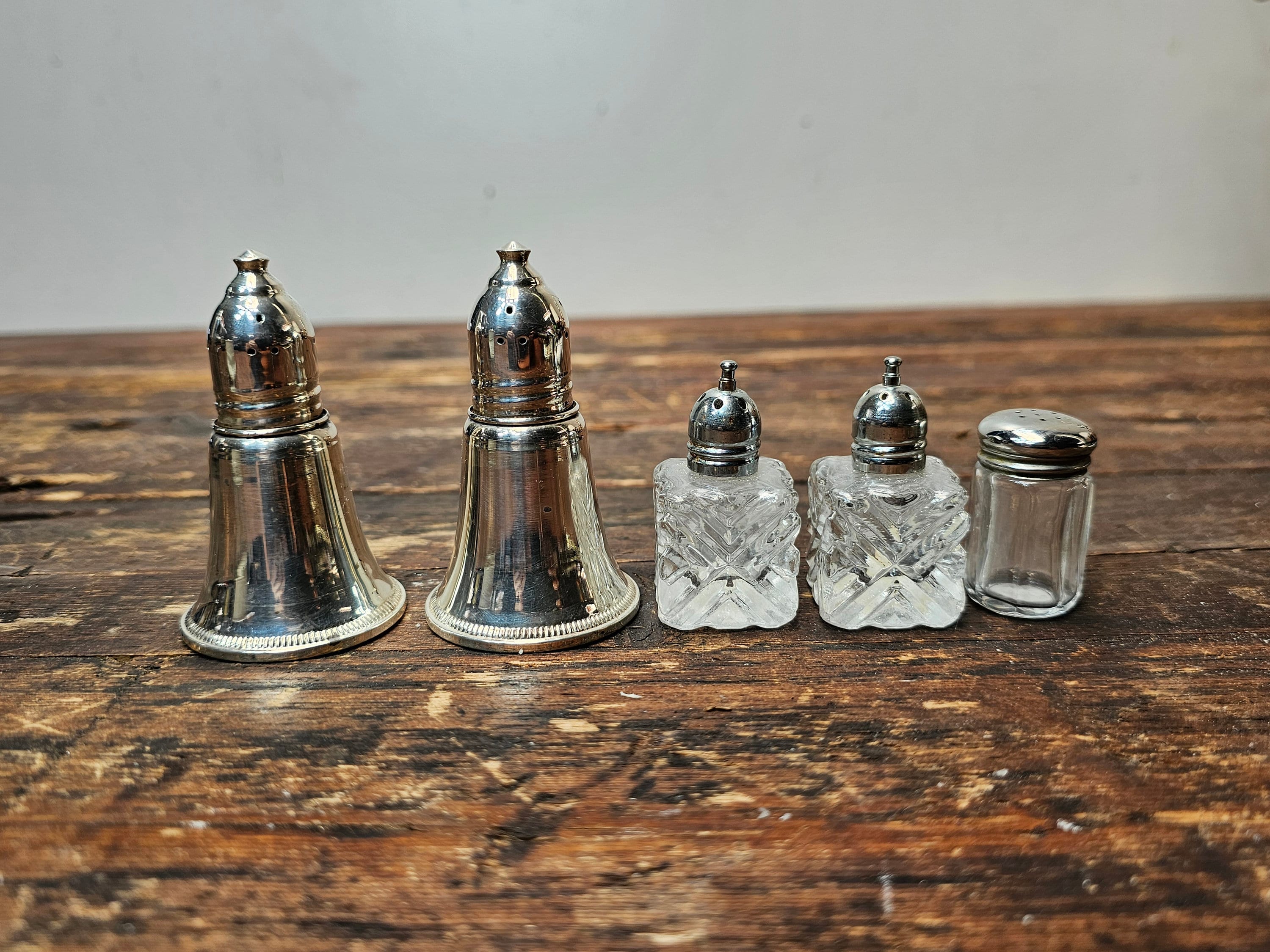 Mixed Lot of 5 Vintage Salt and Pepper Shakers Duchin Creation F.B. Rogers