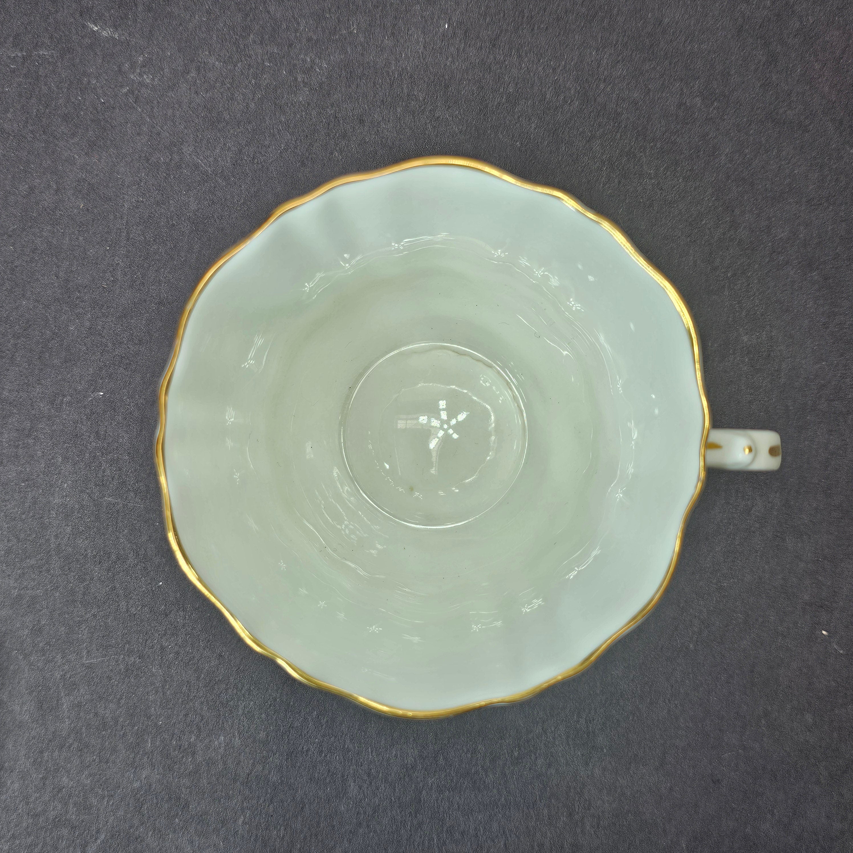 Vintage Old Royal Bone China England Teacup & Saucer Set From England