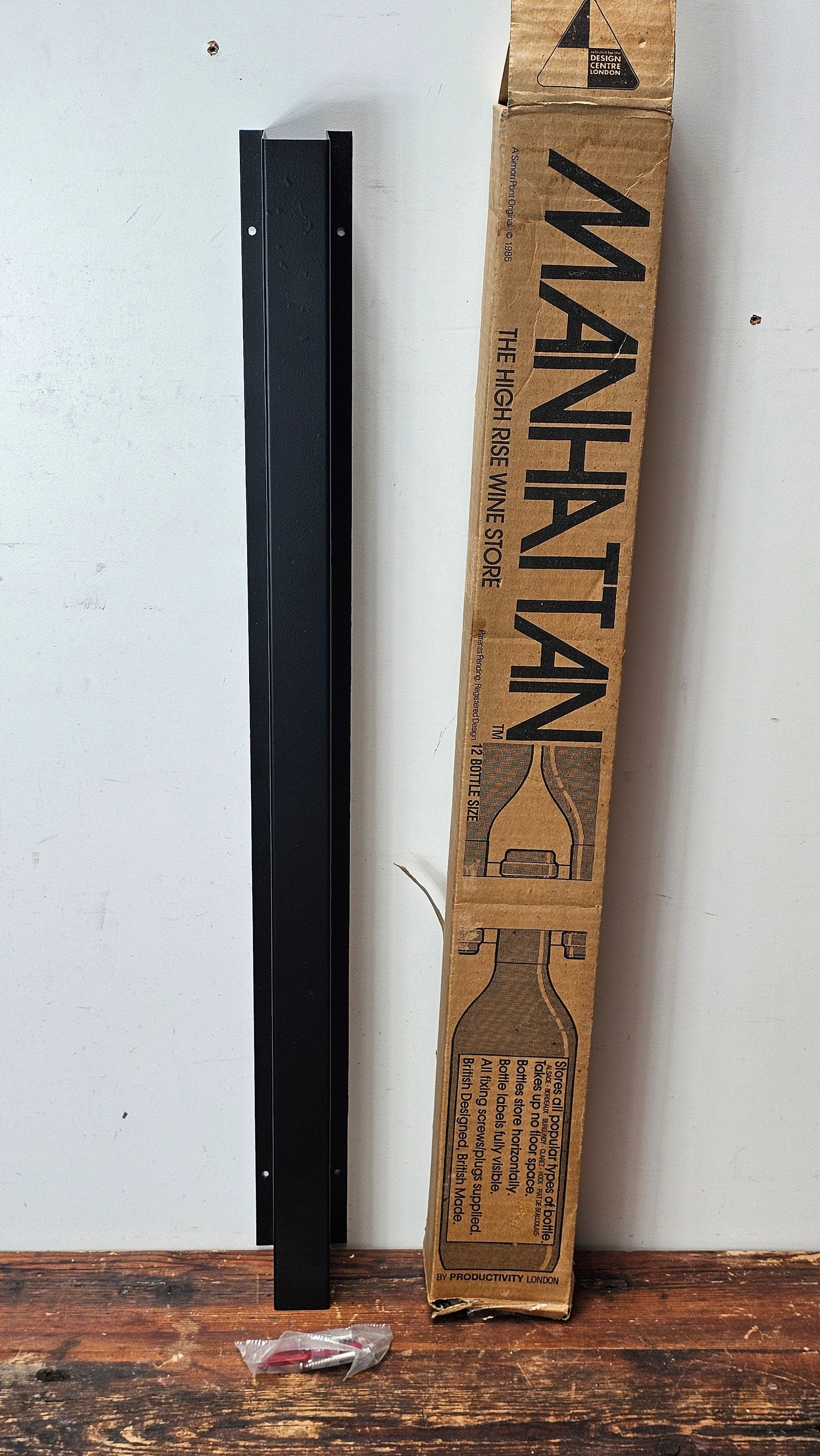 Vintage Simon Pont for Productivity London 12 Bottle Wine Holder 1980's NOS