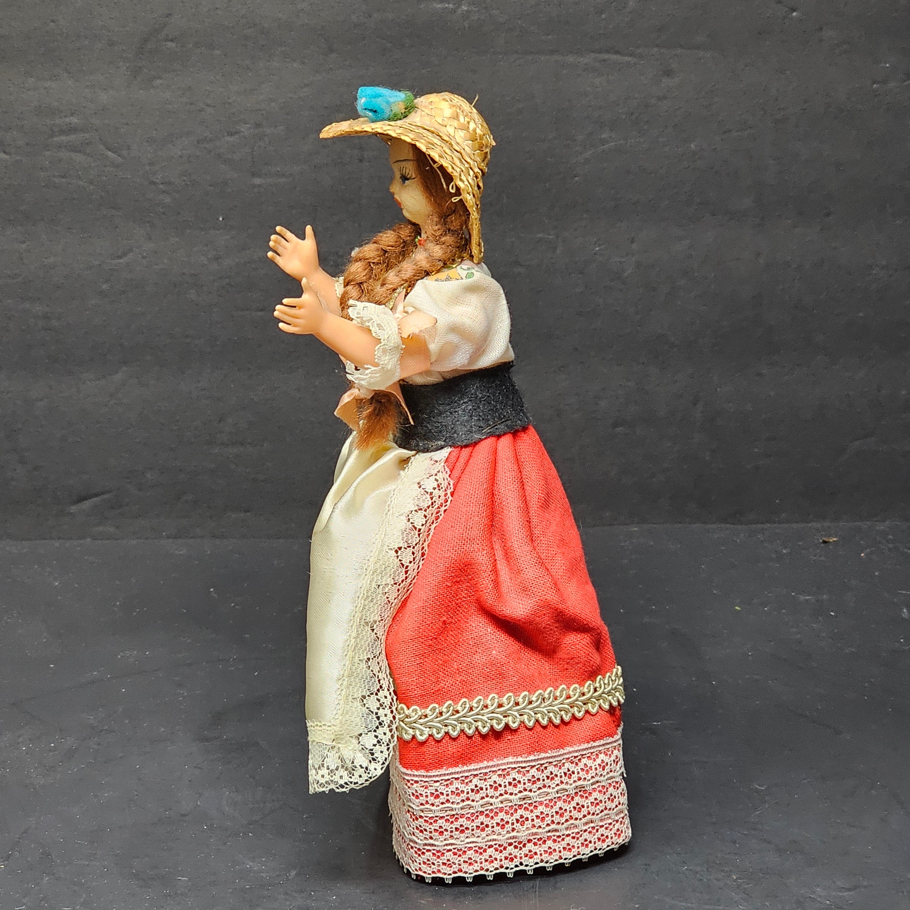 Vintage Firenze Italian Souvenir Doll 8"