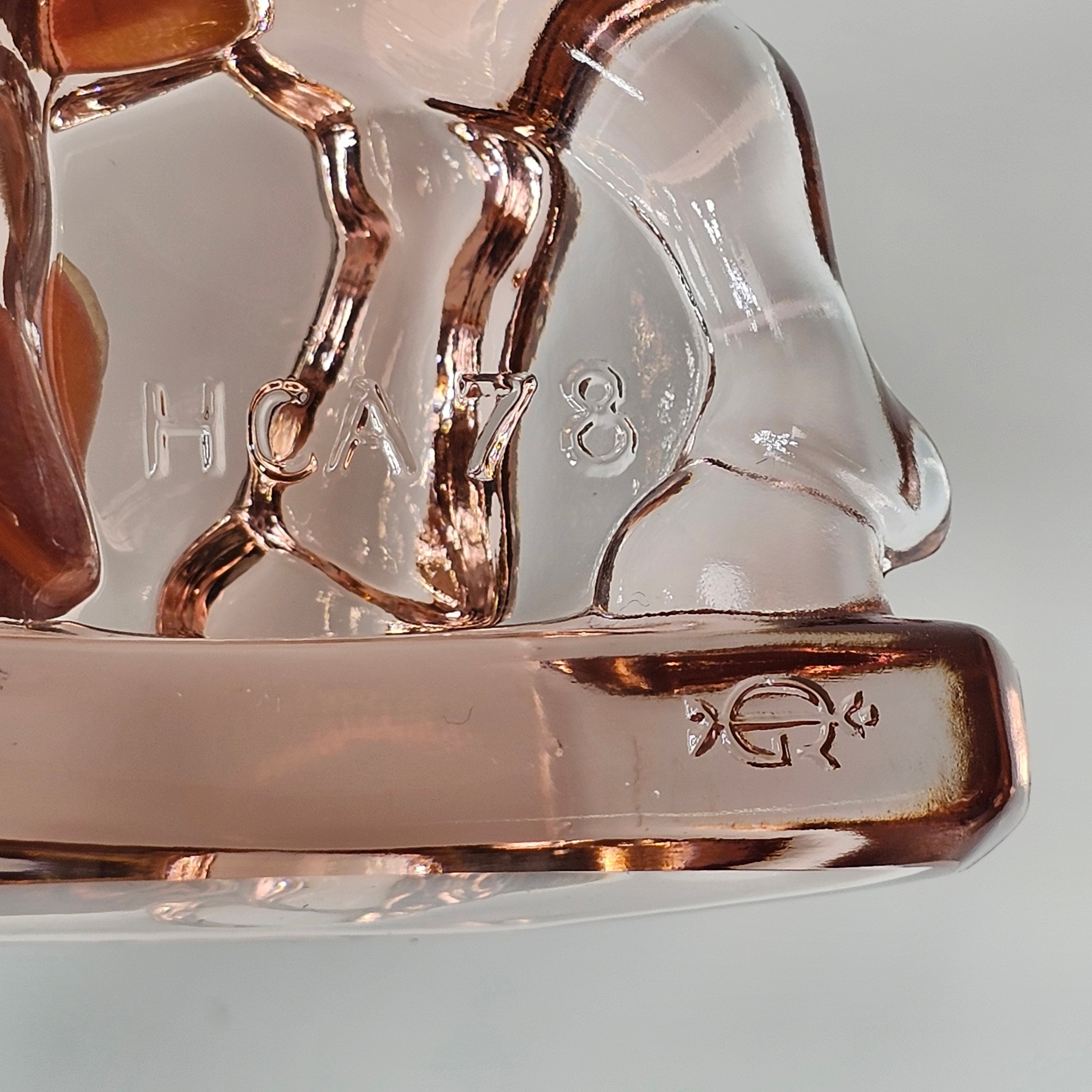 1978 Heisey HCA Oscar Sparky Plug Horse Pink