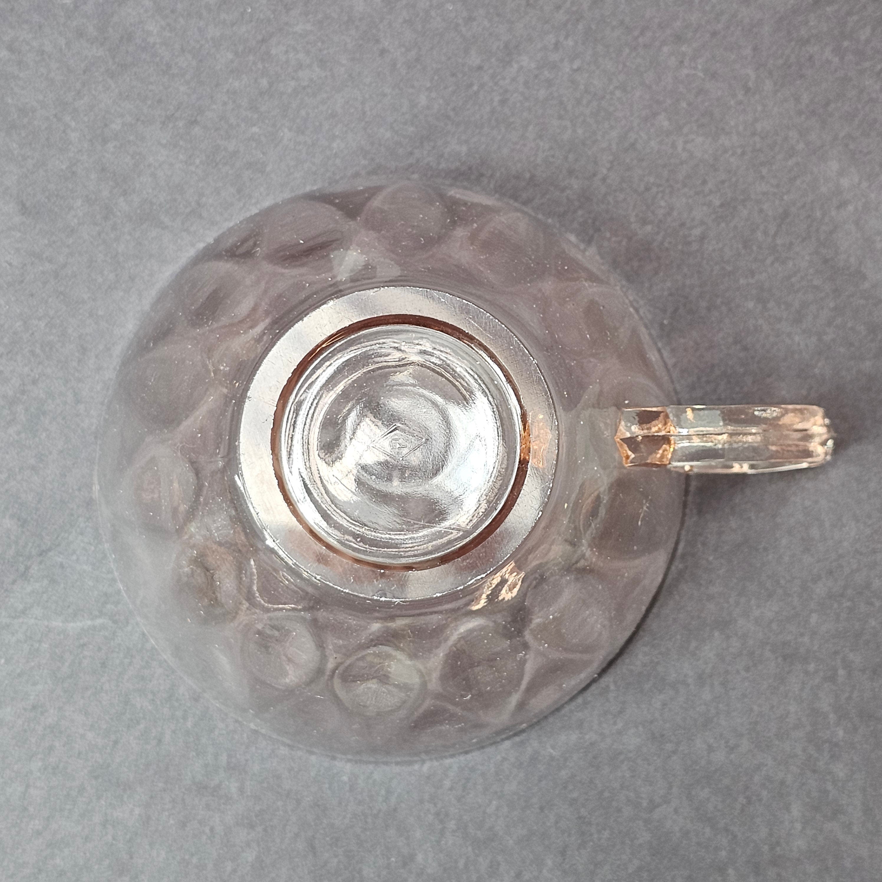 Heisey Yeoman Flamingo Pink Cup & Saucer Set (B)