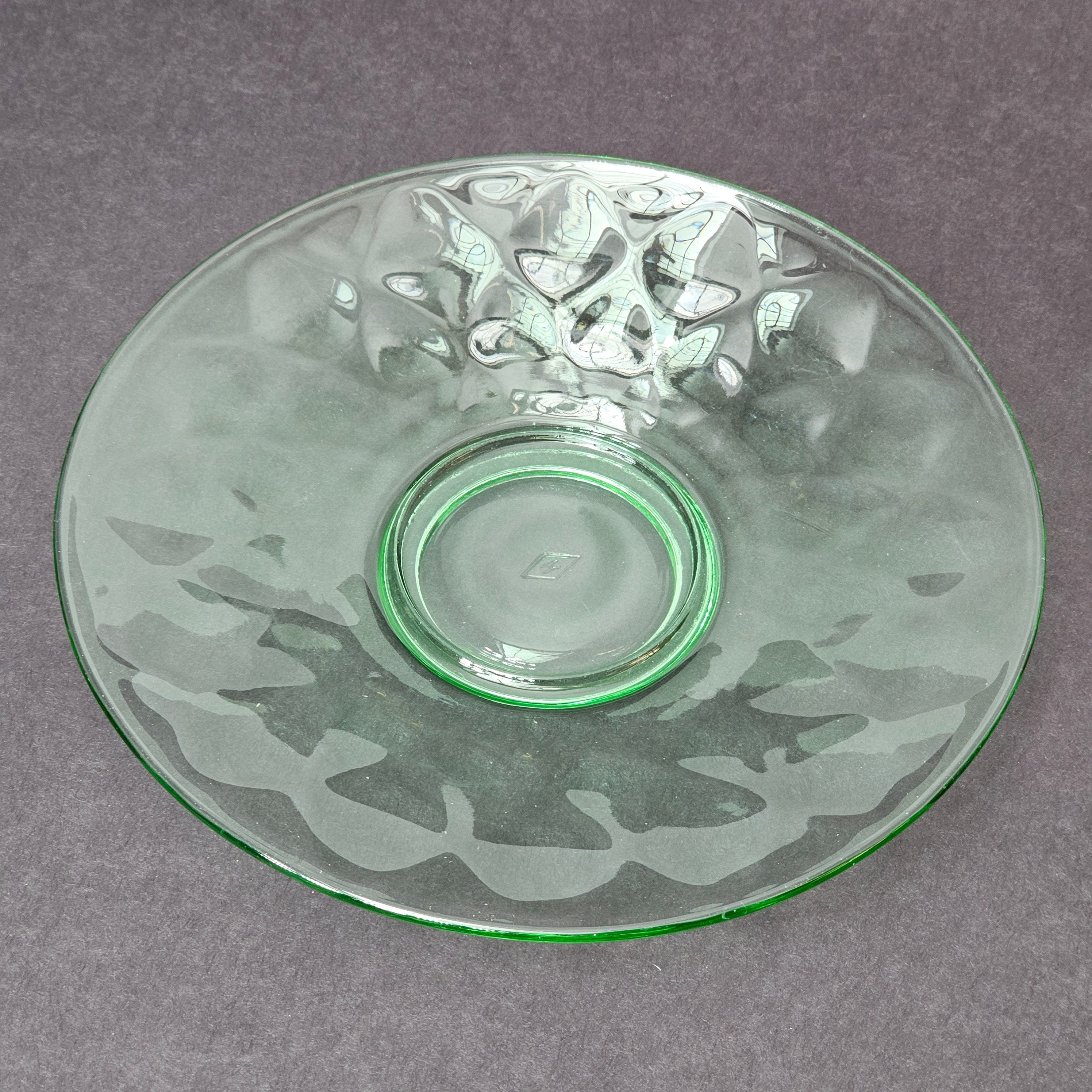 Heisey Yeoman Green Cup & Saucer Set (B)