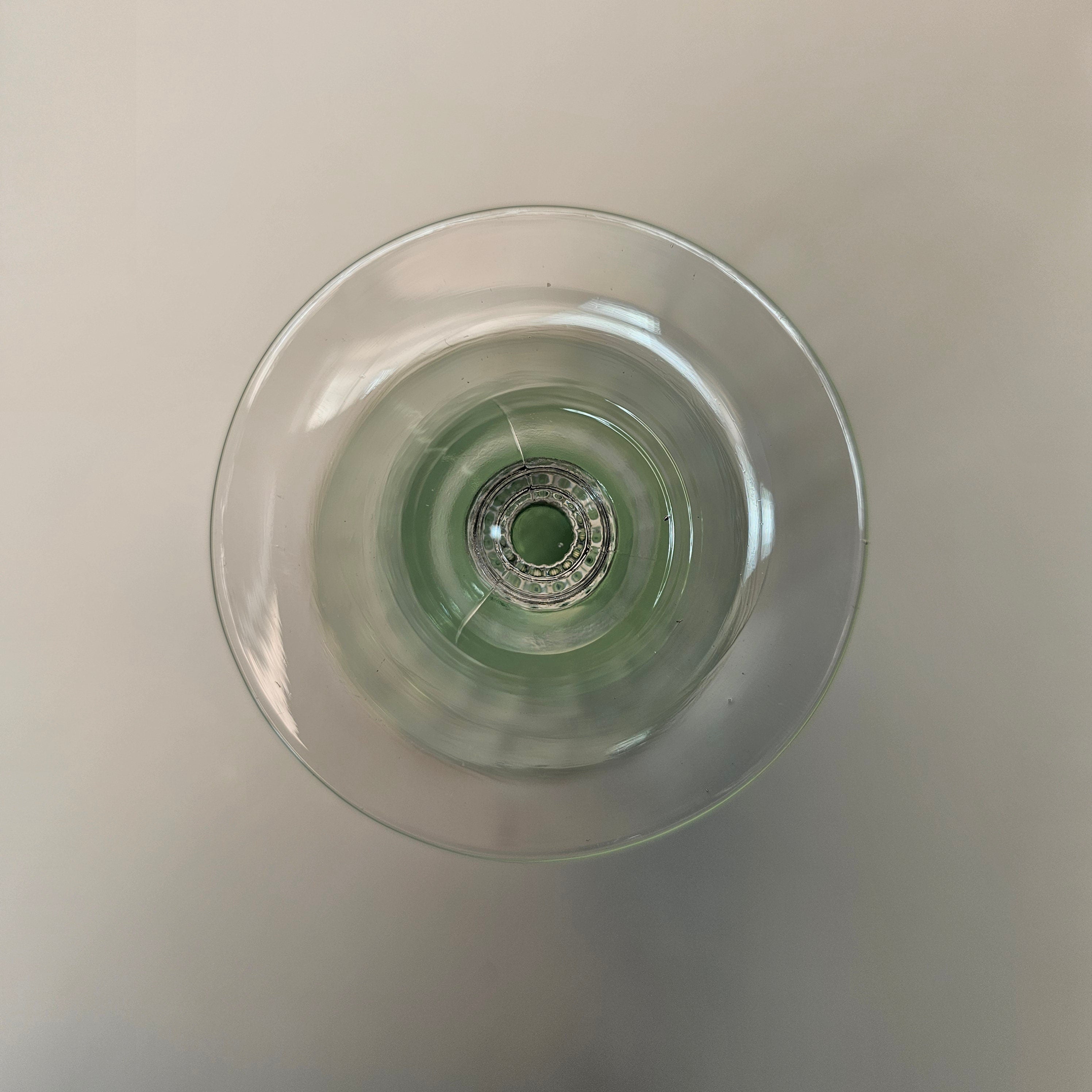 Huntington Glass X101 Green Iced Tea 6.5" H