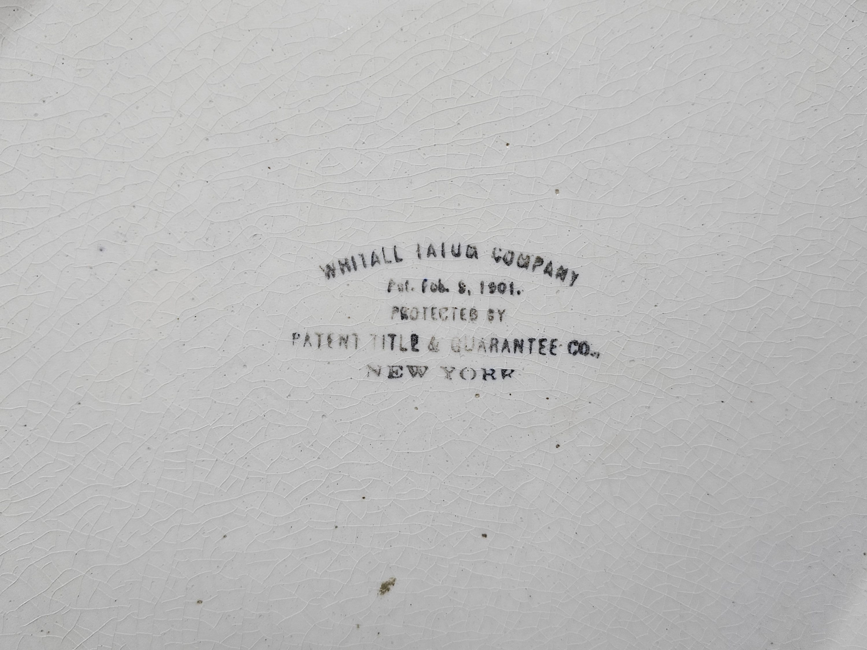 Antique Lenox Bed Pan By Whitall Tatum Company