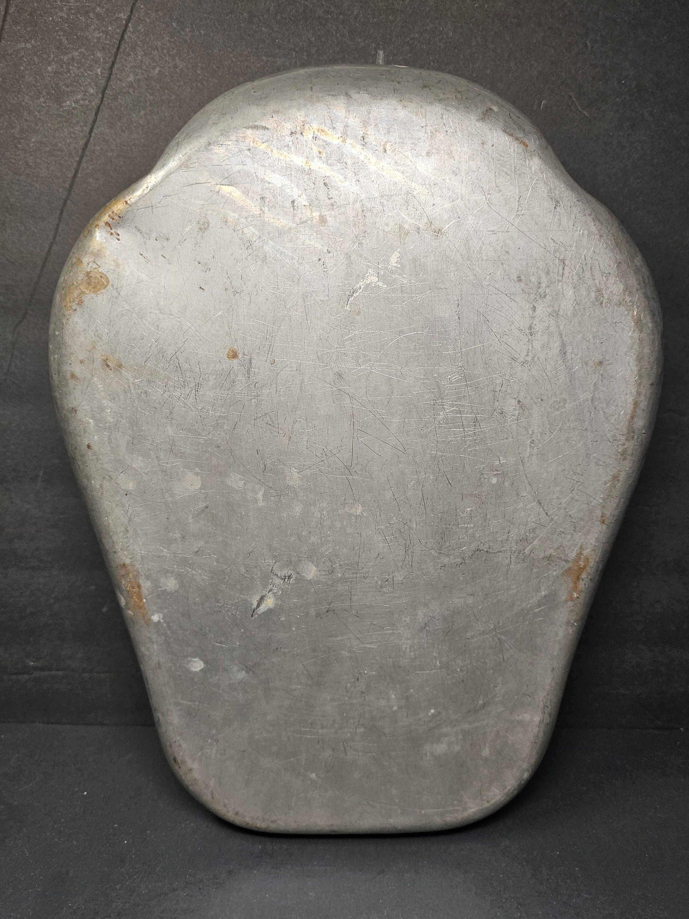 Antique Steel Bed Pan With Hinged Lid Made By Duquesne Works ?