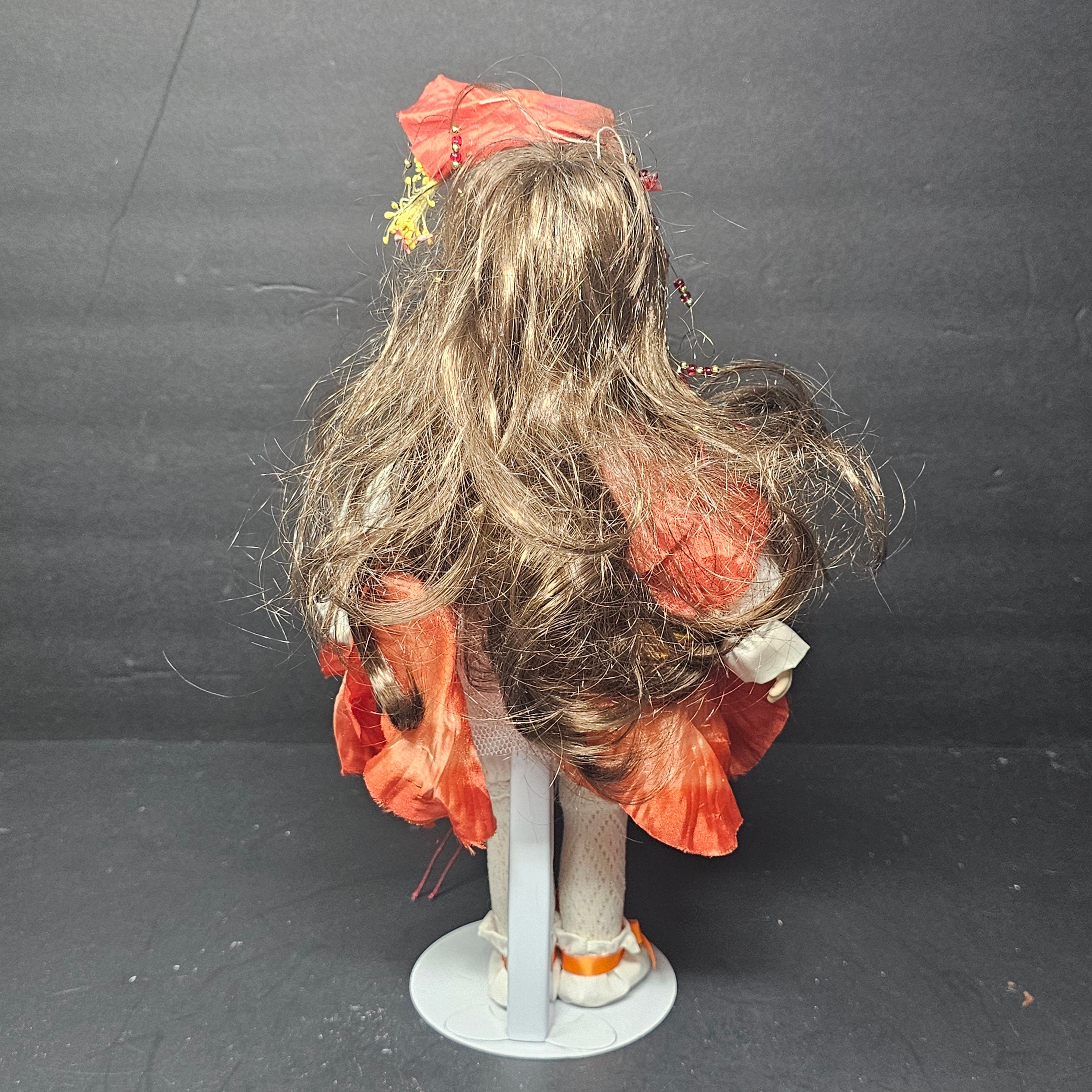 Marian Yu Design 12" Porcelain Doll Tropical 1980s