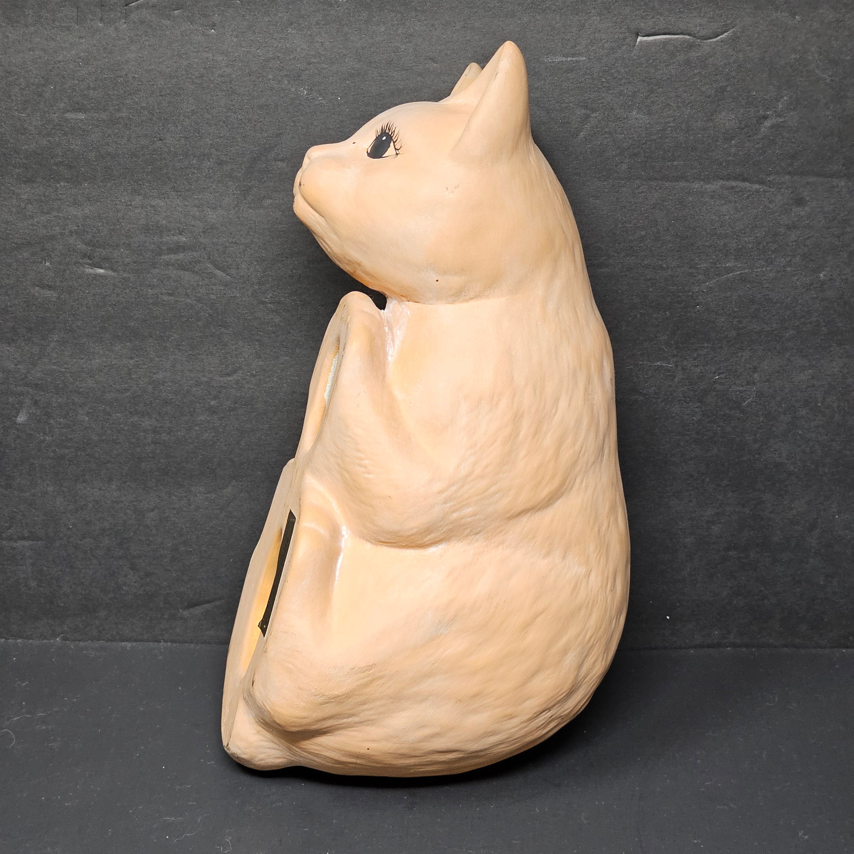 Porcelain Cat Kitty Figurine Vintage By Konopa Ceramics Oregon