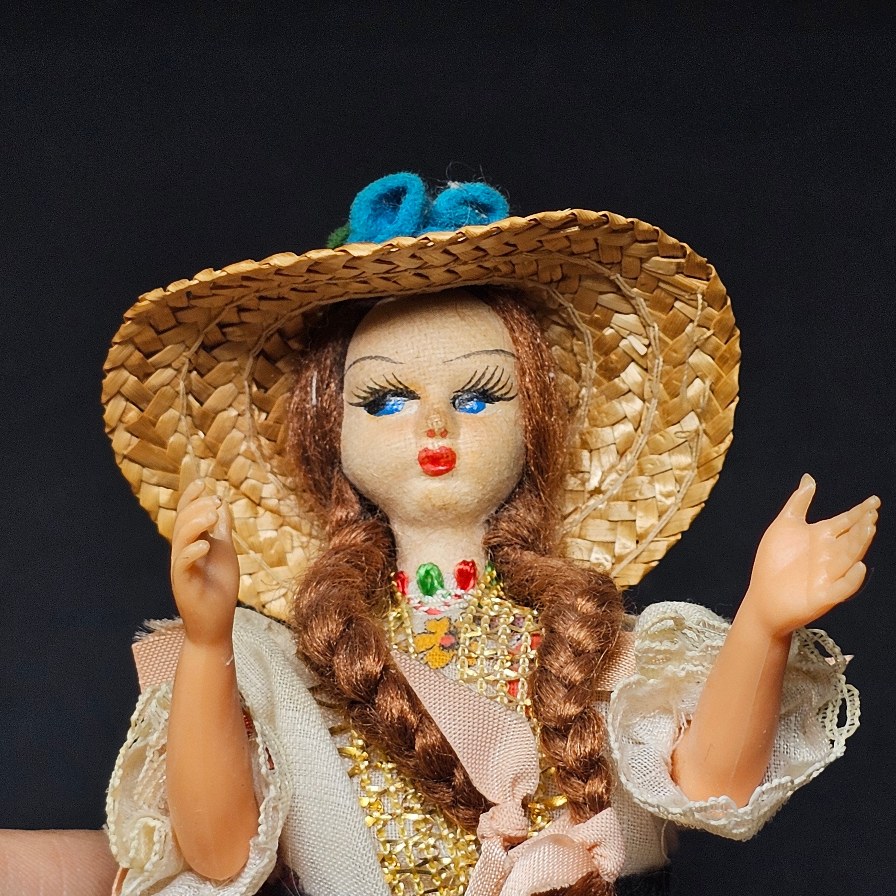 Vintage Firenze Italian Souvenir Doll 8"