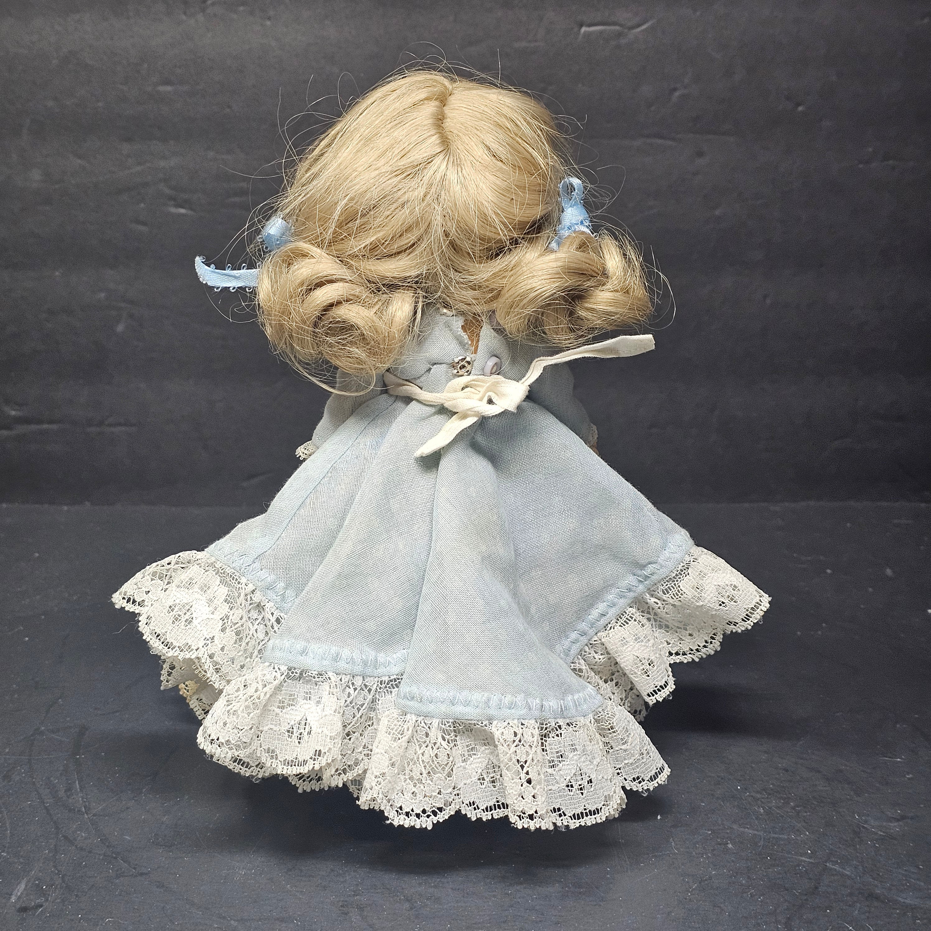 Vintage Virga Doll In Marlene Peterson Dress 8"
