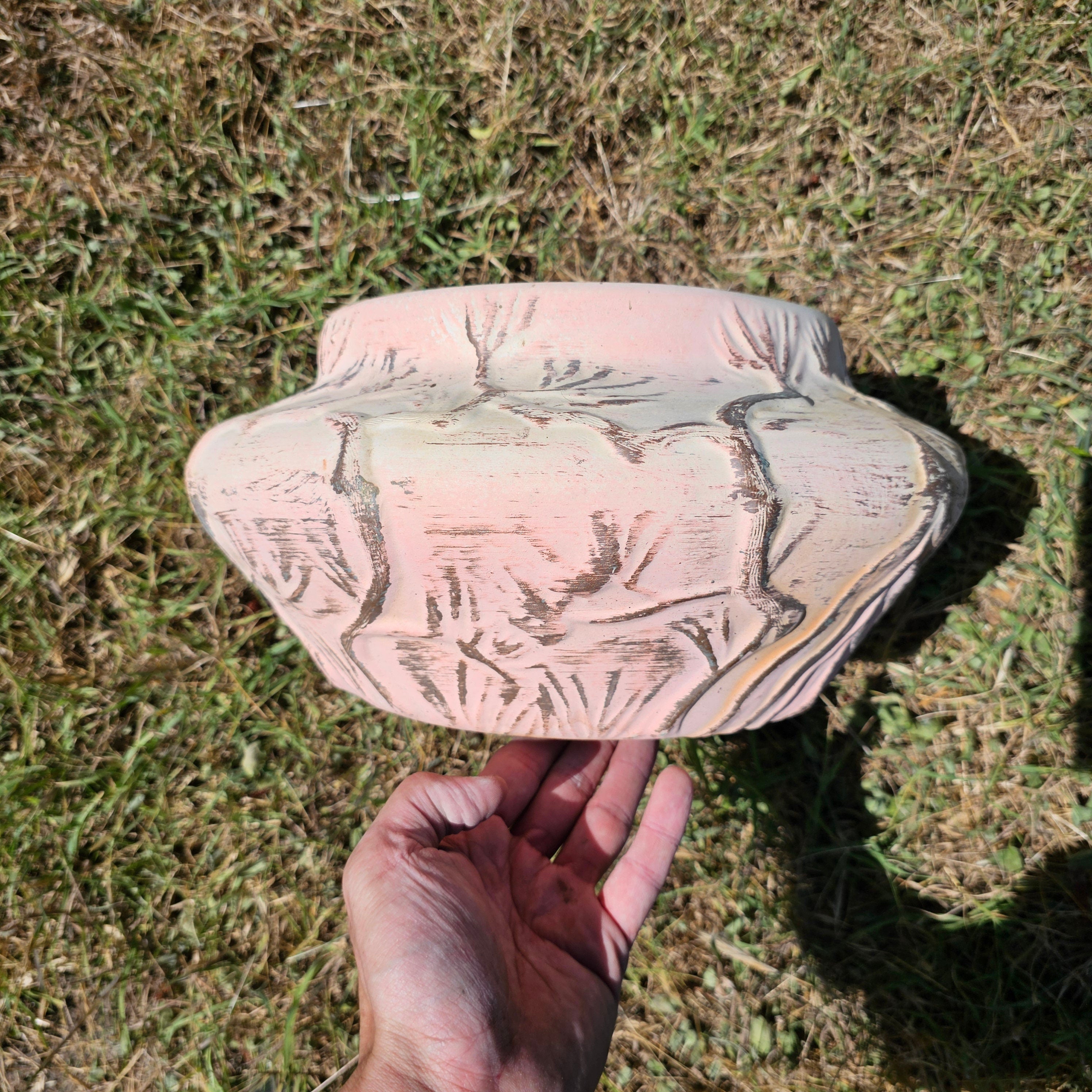 Premier Pottery Products PPP # 401 Ceramic Flower Pot Planter Bowl 13" Dia