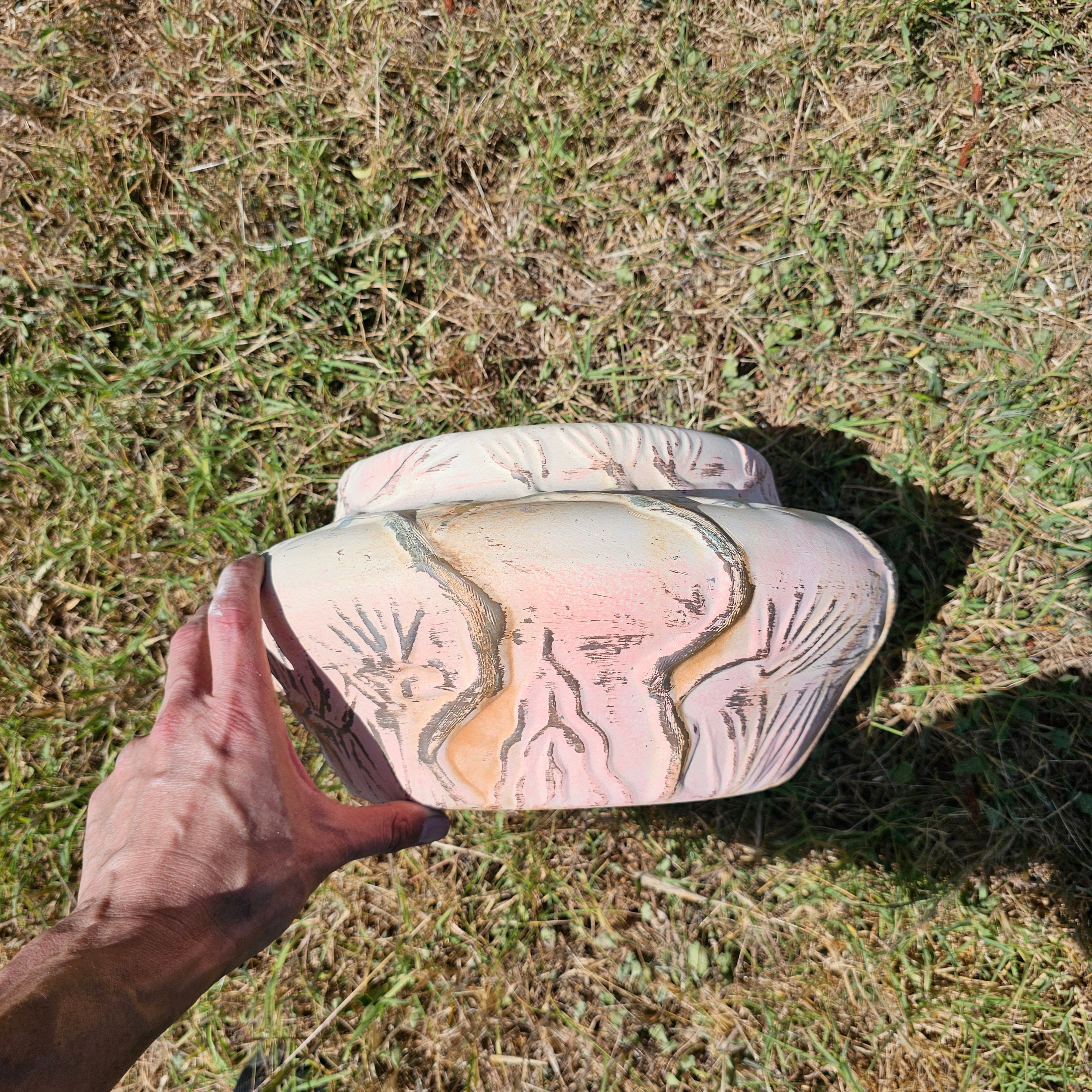 Premier Pottery Products PPP # 401 Ceramic Flower Pot Planter Bowl 13" Dia