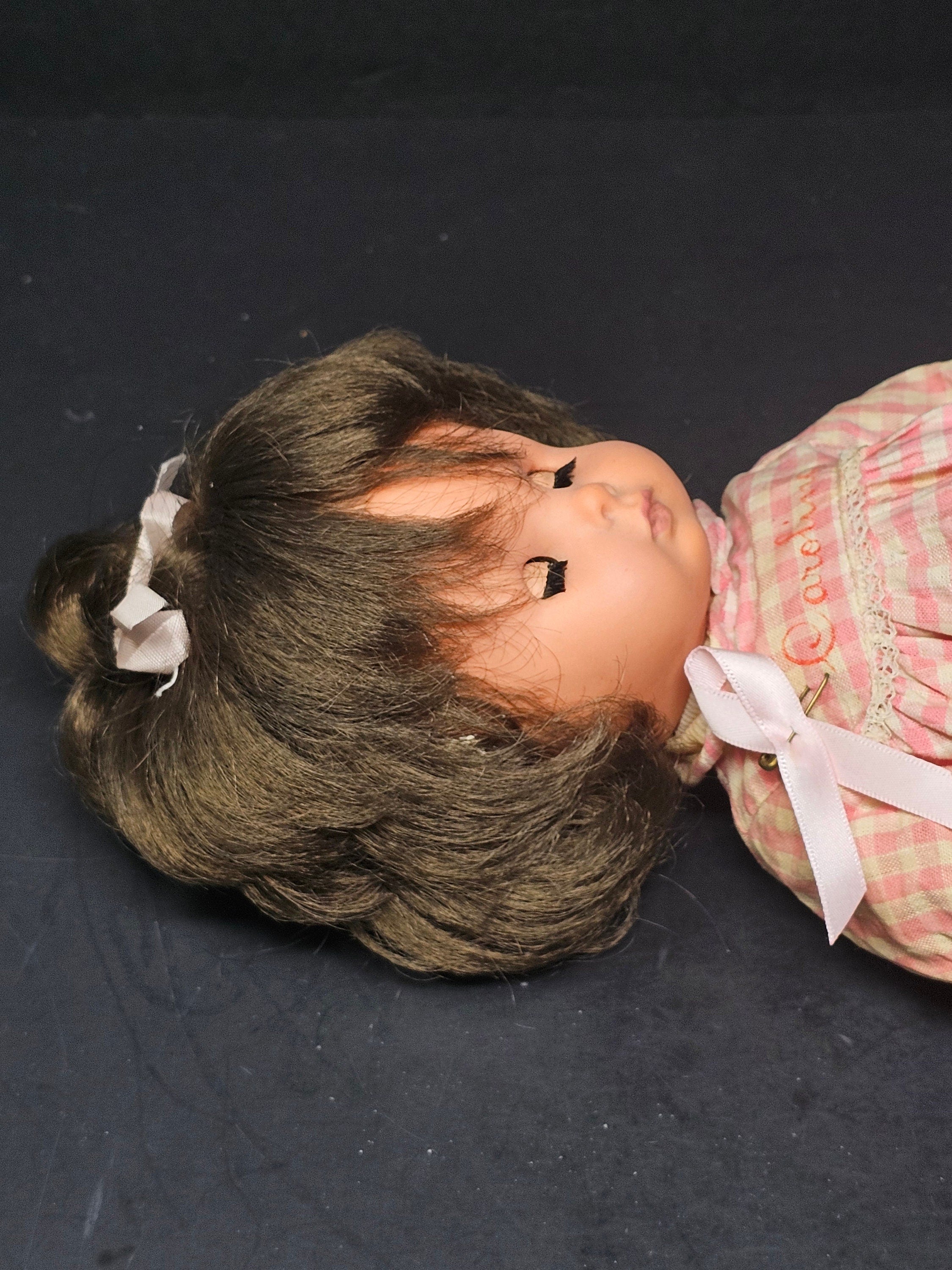 Vintage Furga Italy Carolina Toddler Doll 13"