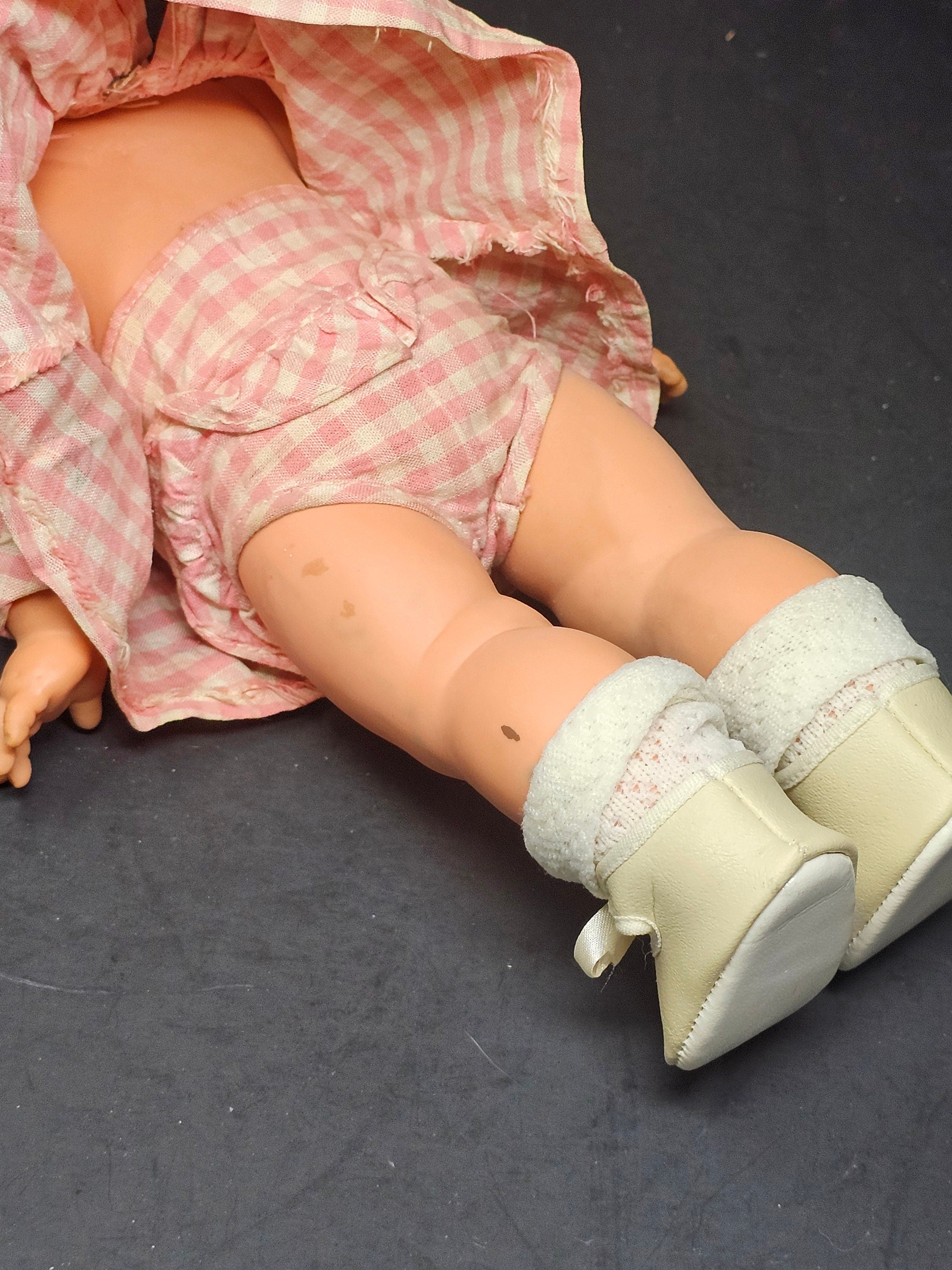 Vintage Furga Italy Carolina Toddler Doll 13"