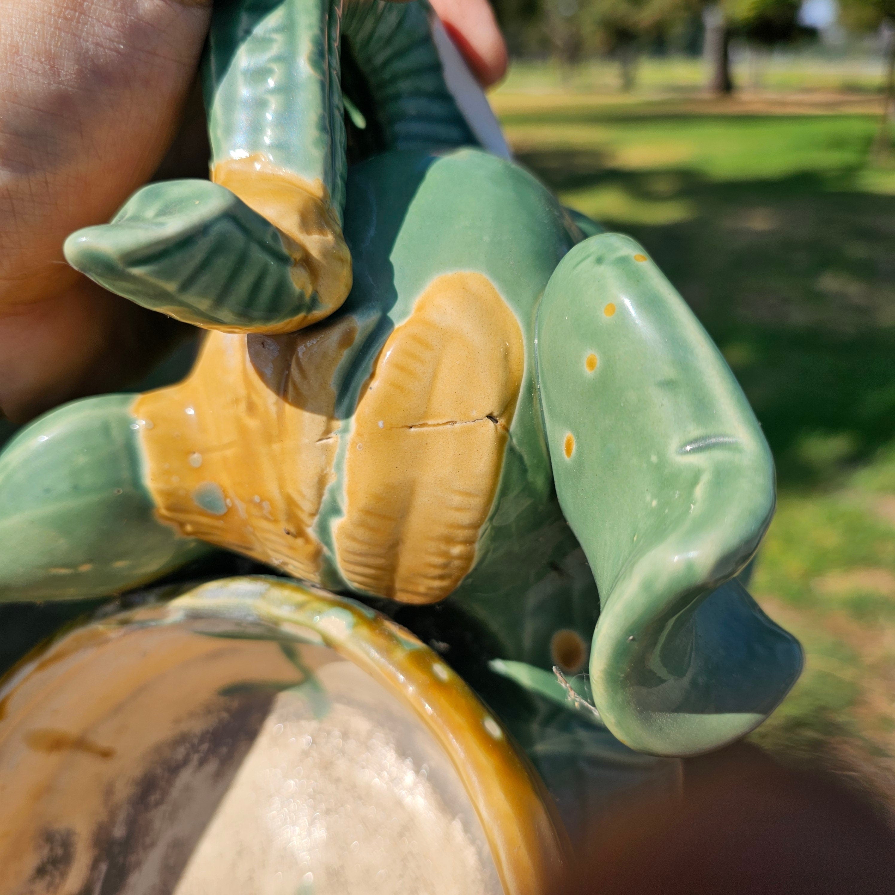 Vintage Elephant Planter 11" x 7" x 8.5" H
