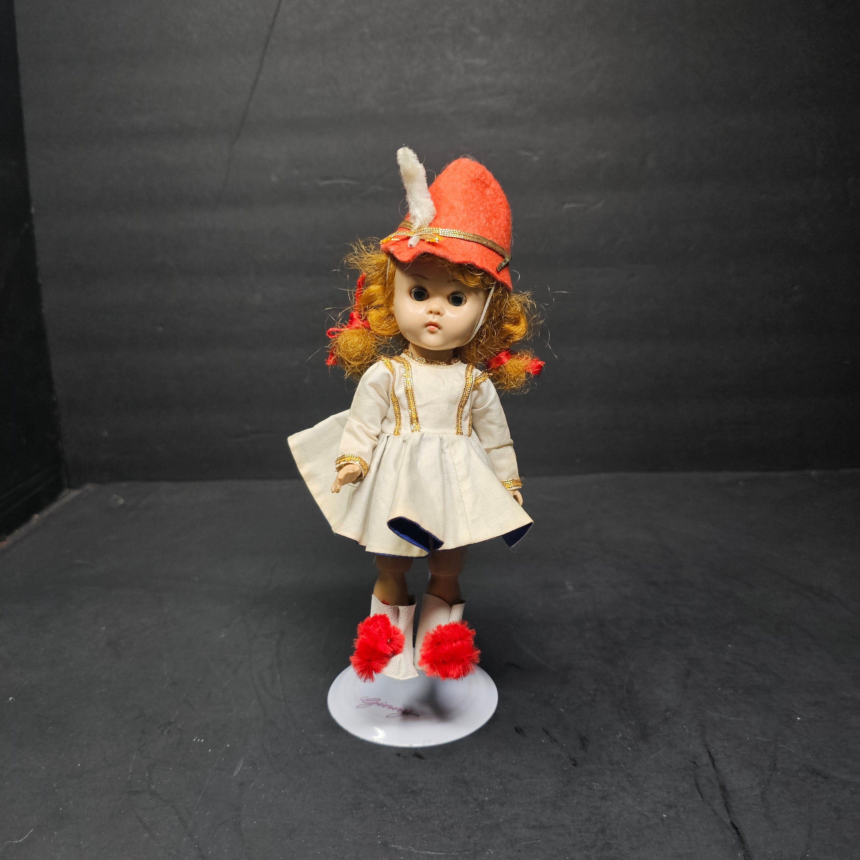 Vintage Vogue 8" Ginny Majorette Bent Knee Leg Walker Doll 1950’s
