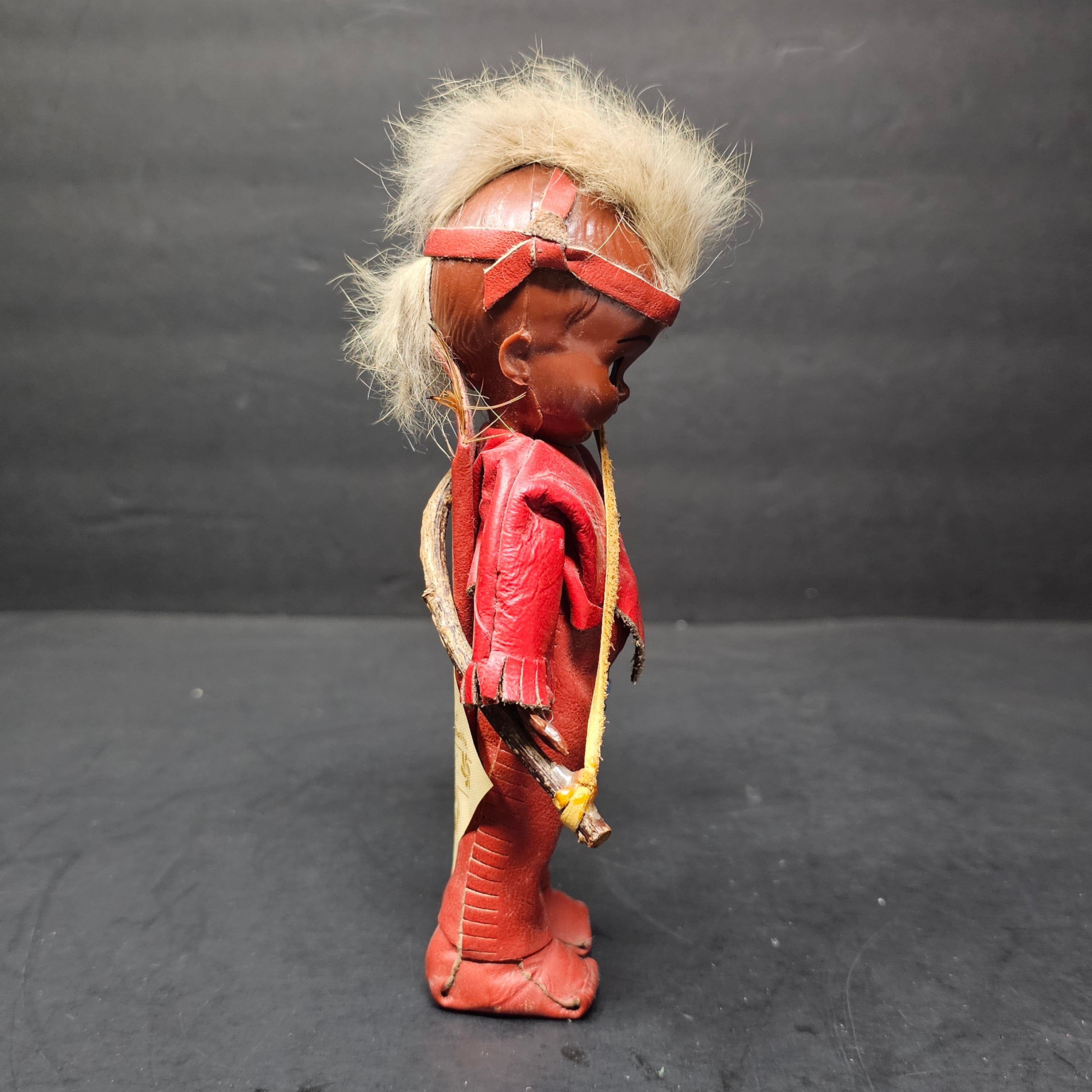 Carlson Dolls Mohawk Brave Indian Boy Doll 6"