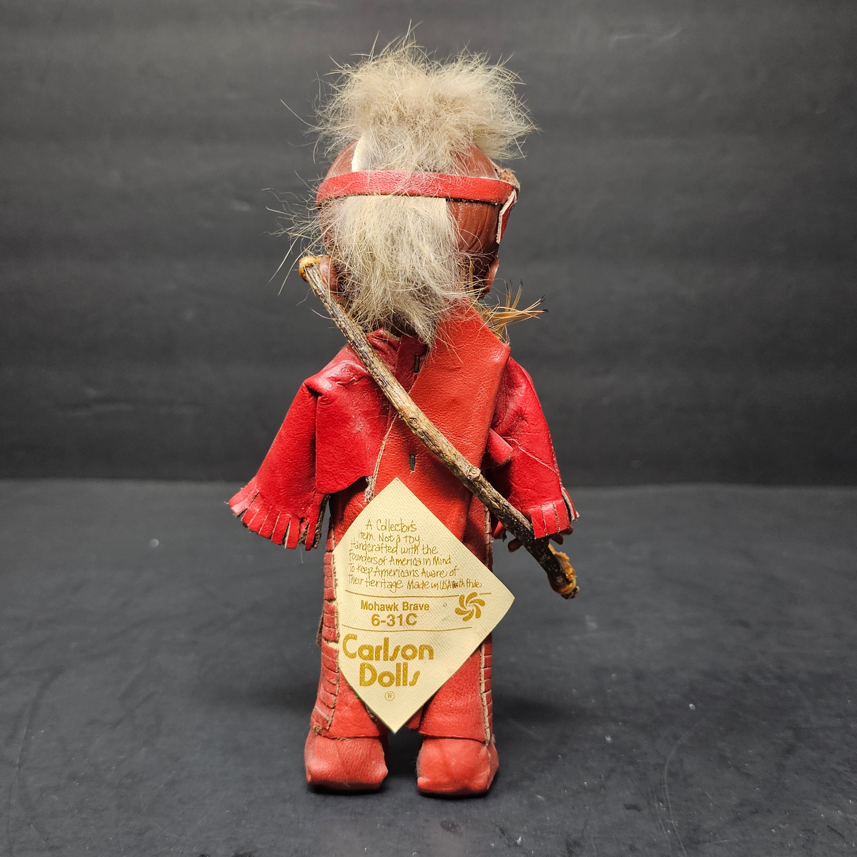 Carlson Dolls Mohawk Brave Indian Boy Doll 6"