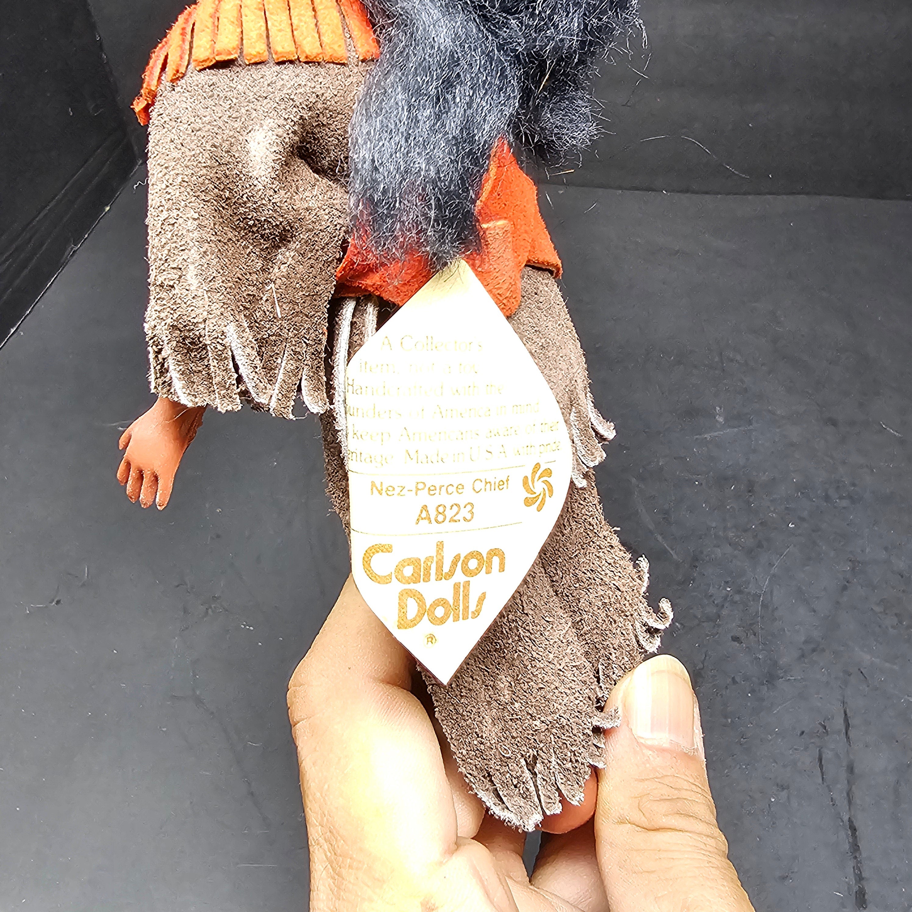 Carlson Dolls Nez-Perce Chief Doll 7"