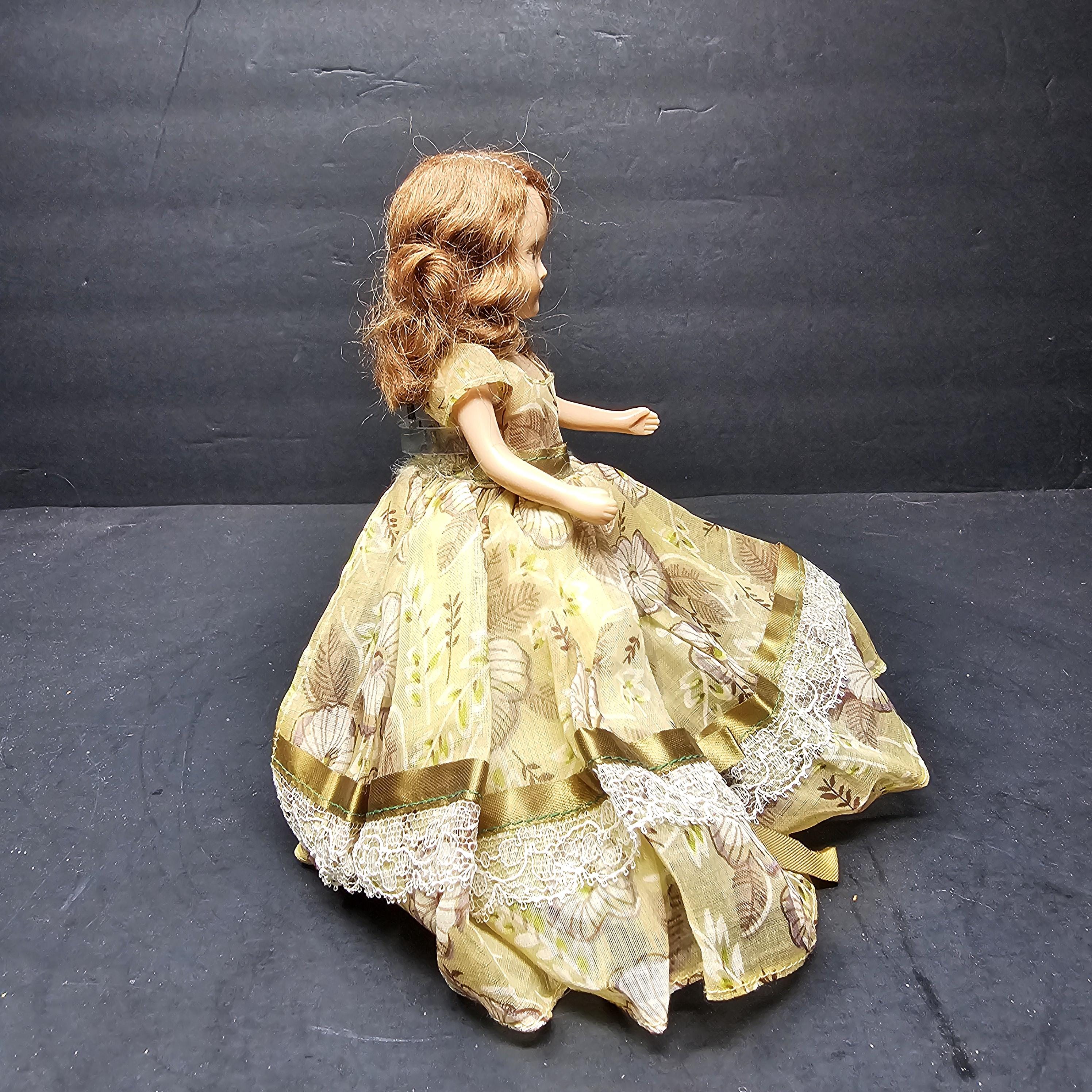 Vintage Nancy Ann Storybook Doll 6" Hard Plastic Sleep Eyes