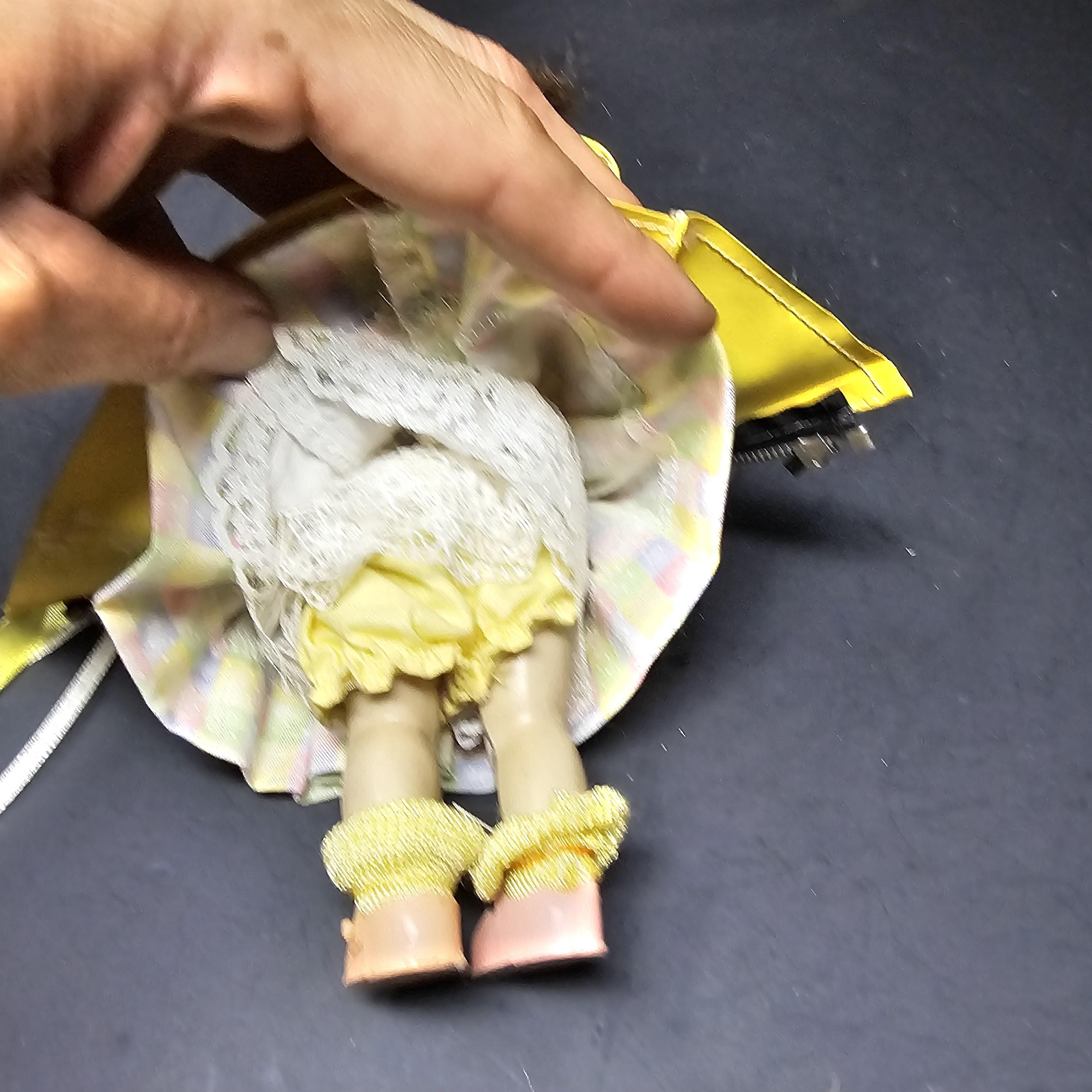 Vintage Vogue Ginny Doll 8" SLW Yellow Zipper Rain Coat