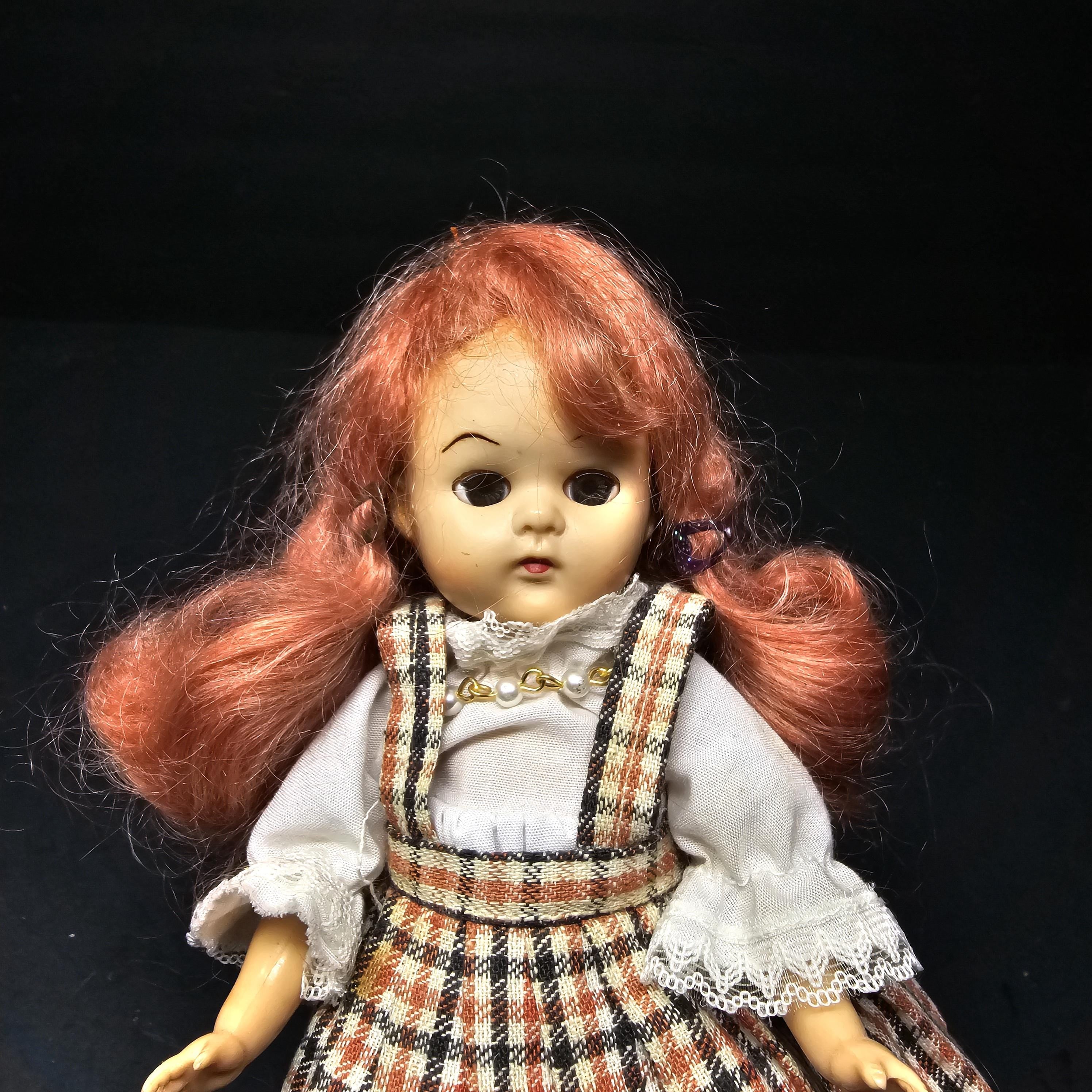 Vintage Virga Doll SLW in Vogue Ginny Skirt 1950's