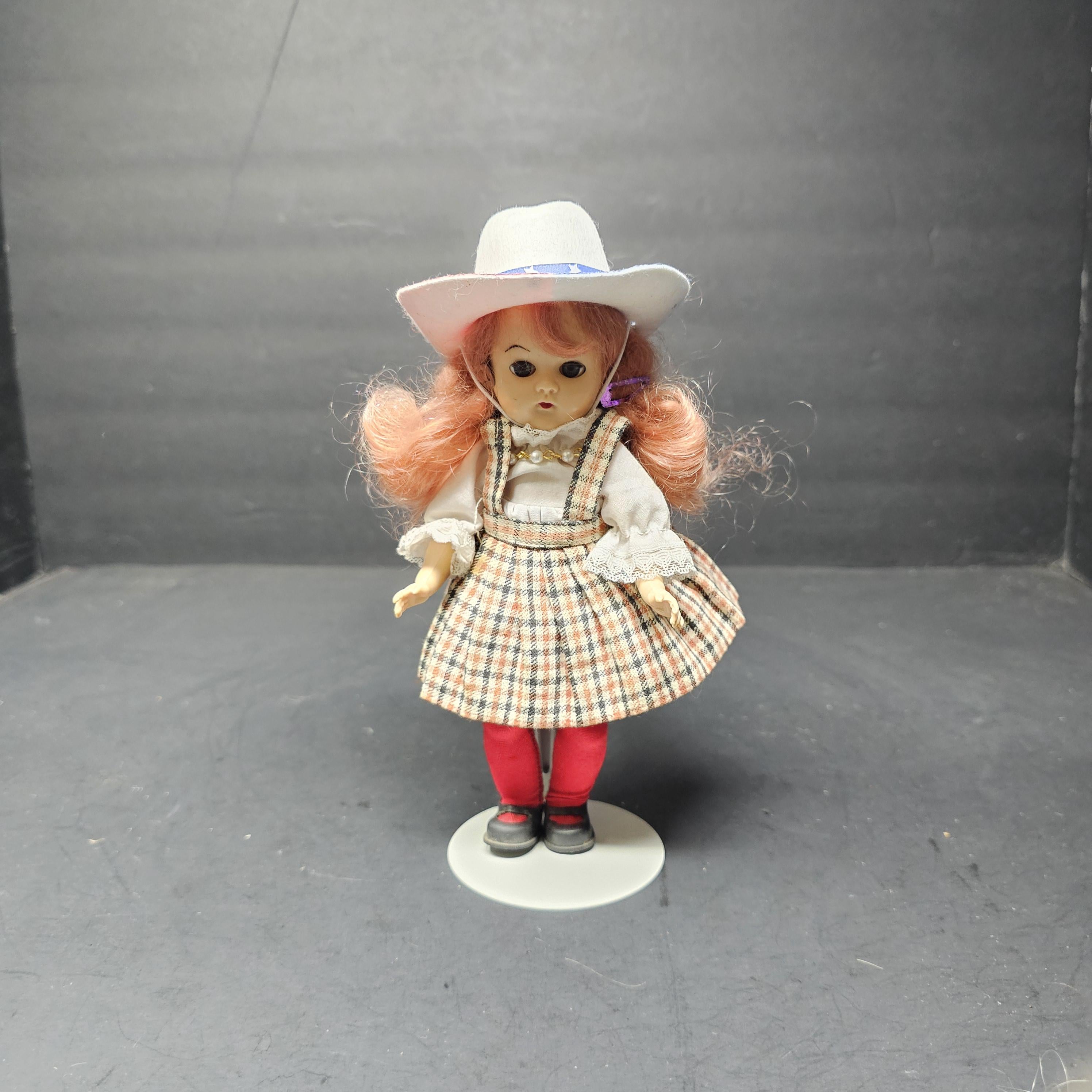 Vintage Virga Doll SLW in Vogue Ginny Skirt 1950's