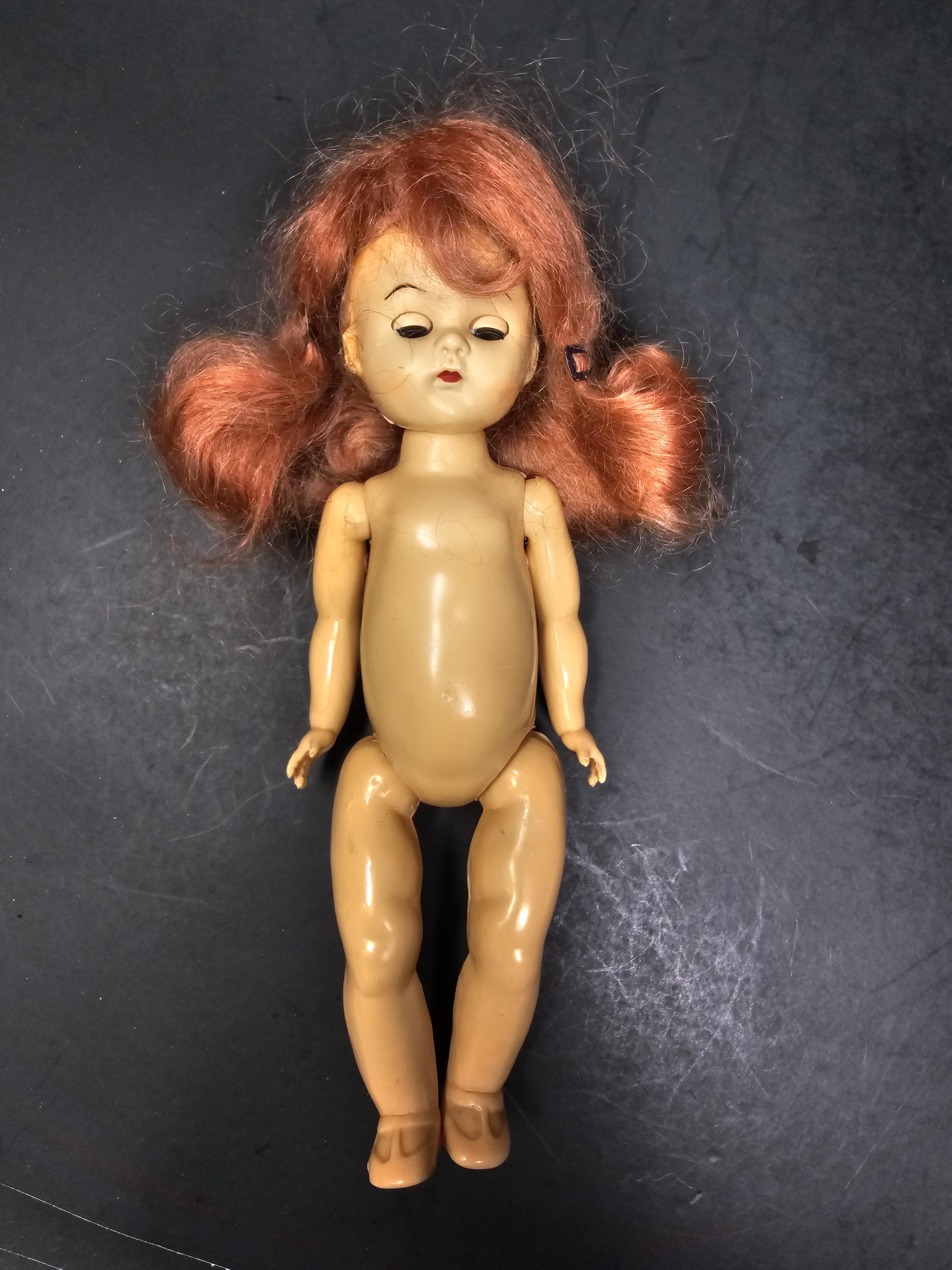 Vintage Virga Doll SLW in Vogue Ginny Skirt 1950's