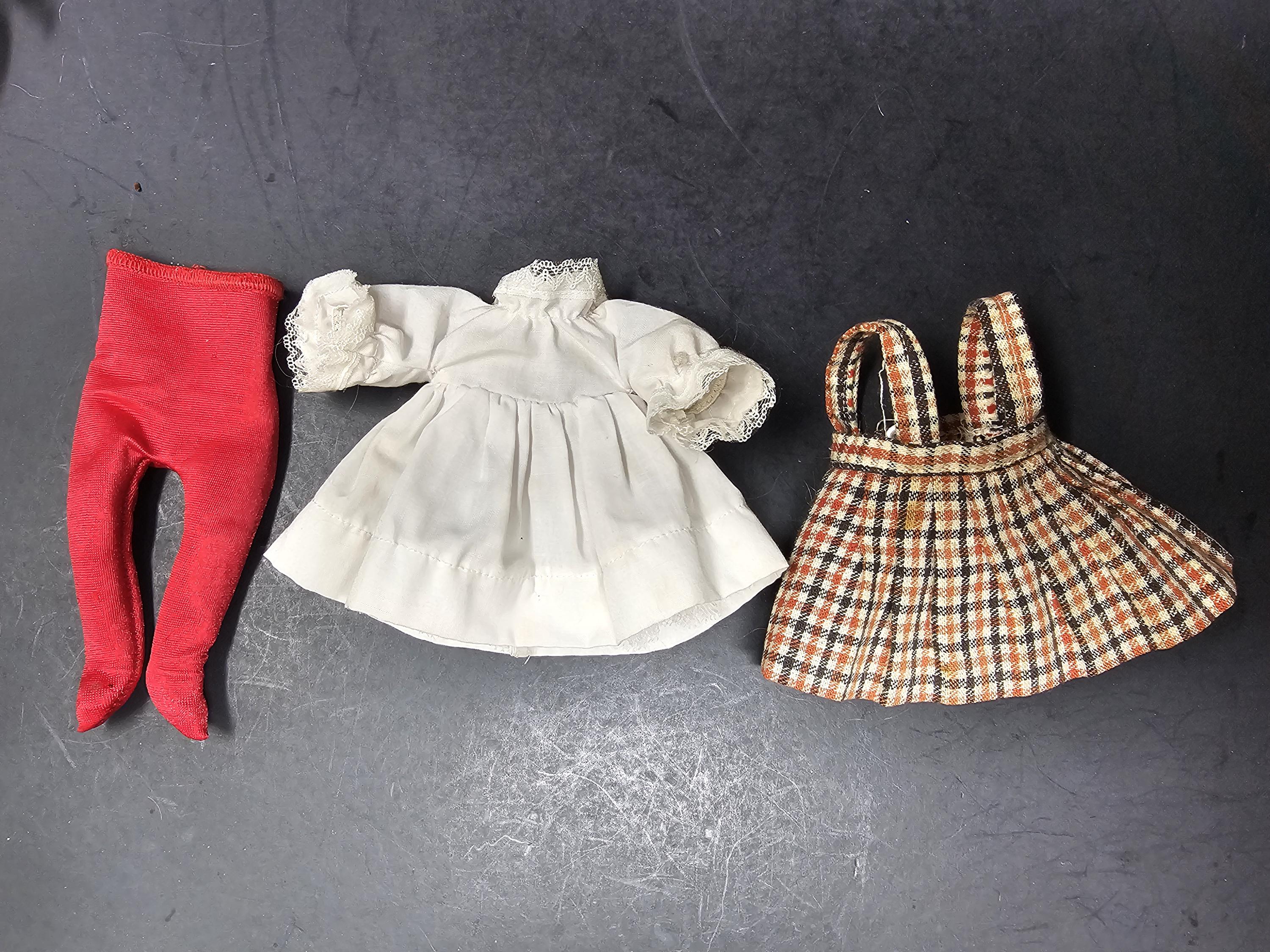 Vintage Virga Doll SLW in Vogue Ginny Skirt 1950's